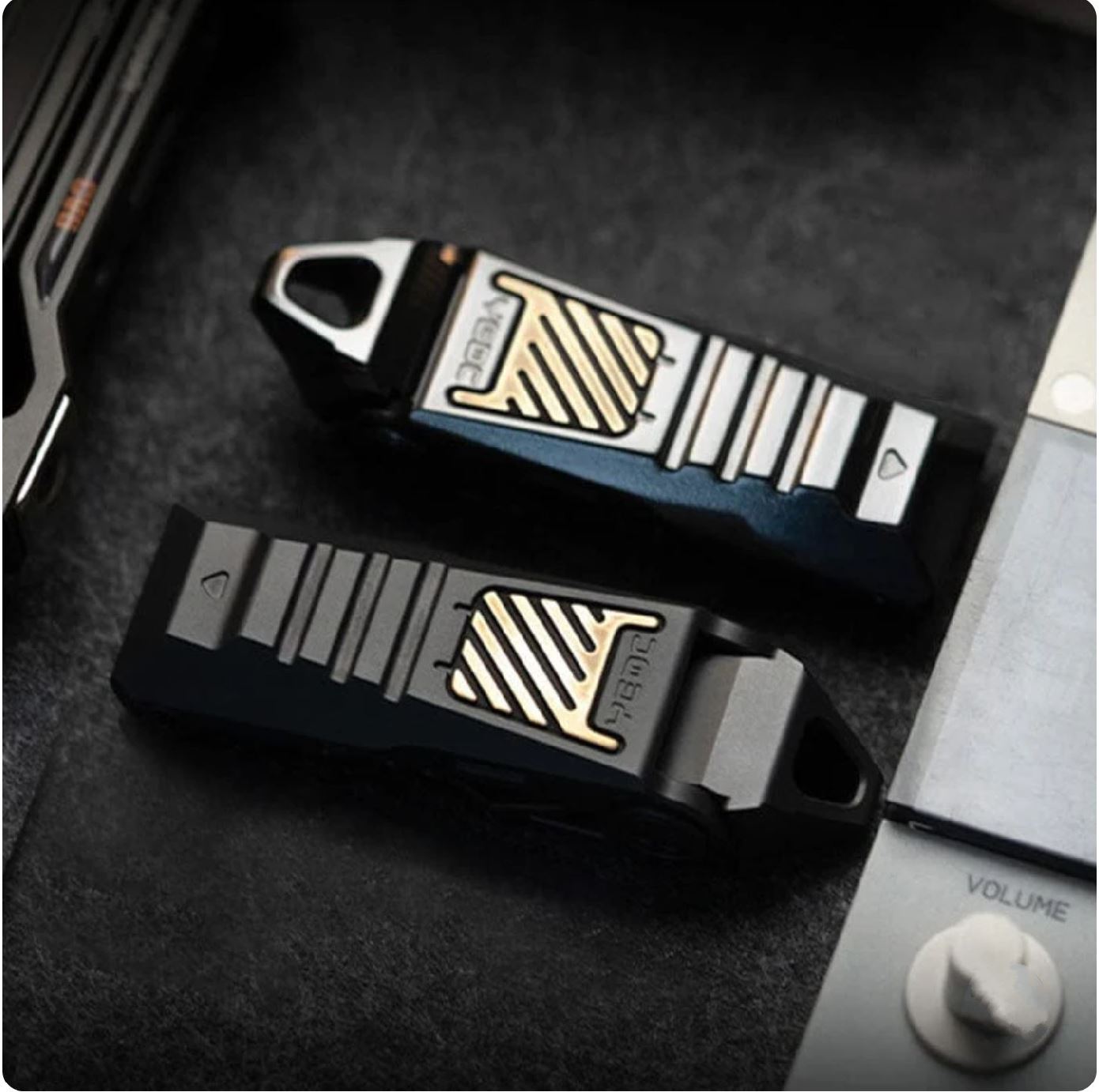 YEDC Razor 2.0 Zirconium Limited Mechanical Hand Haptic Slider | YEDC Razor 2.0 Zirconium EDC Hand Fidget Toy for Collection & Gift