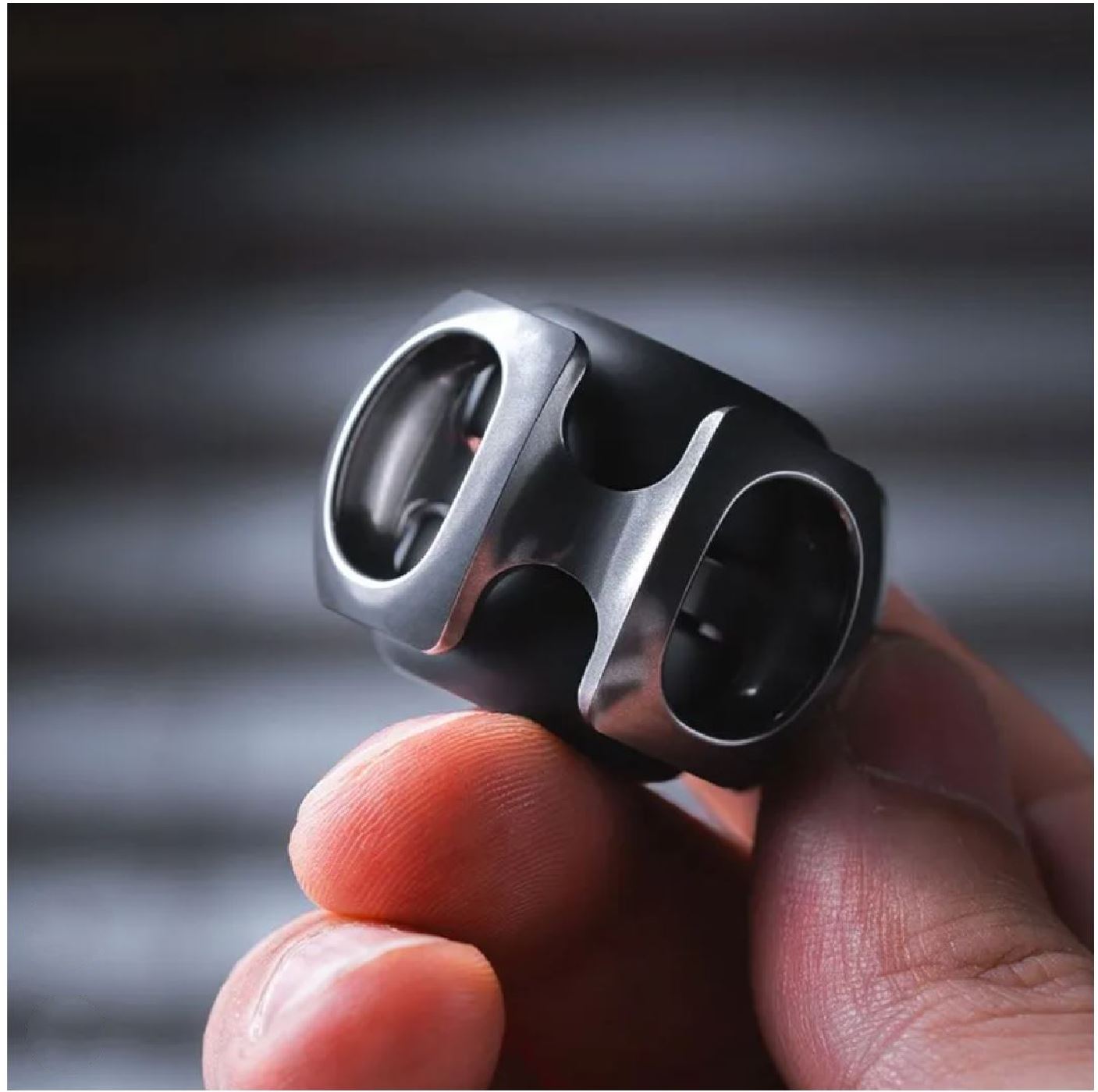 Lautie Noiz Air Nano Gyro Hand Fidget Spinner | Lautie Noiz Air Nano Stainless Steel Gyro Fidget for Collection and Gift
