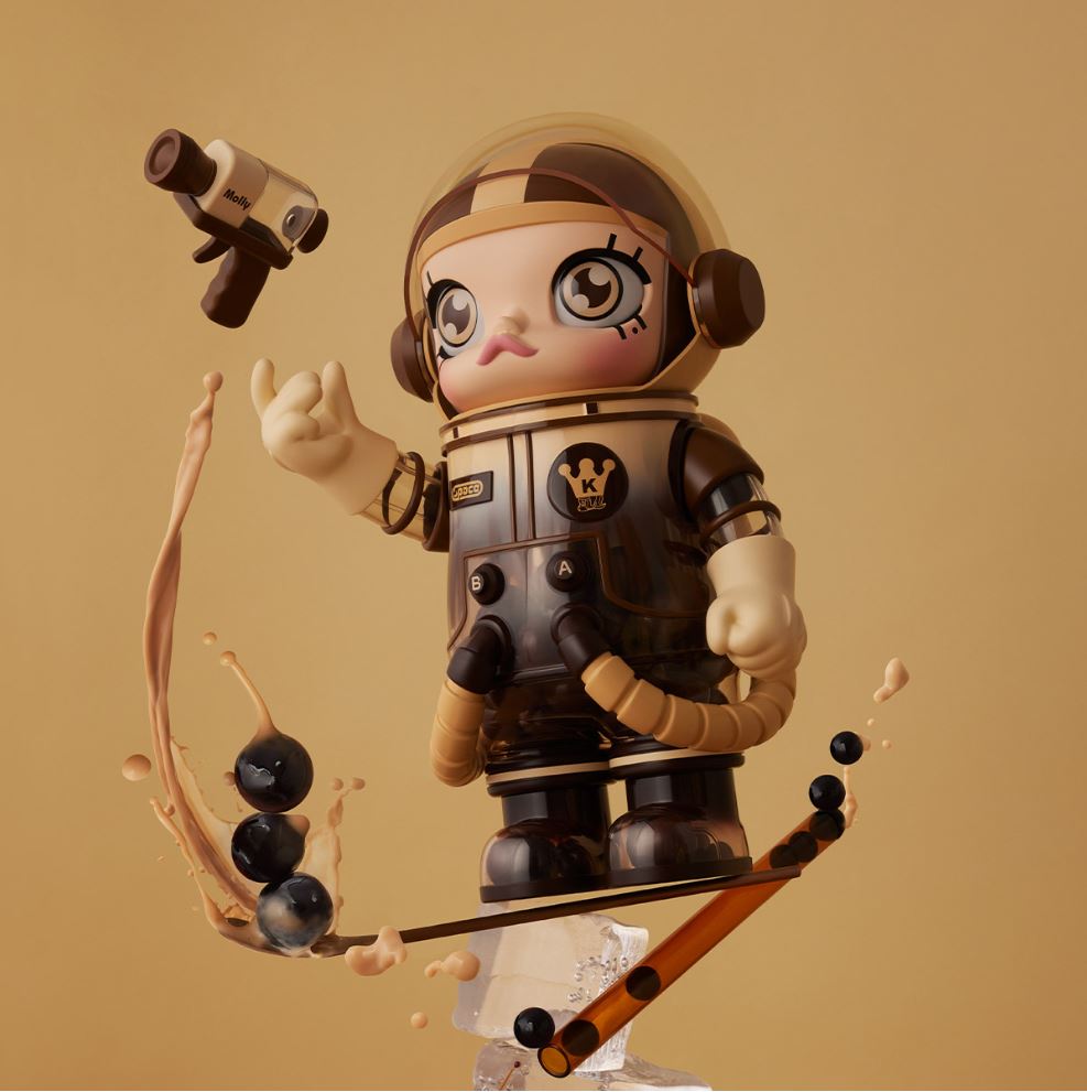 POP MART - MEGA SAPCE MOLLY 400% - Bubble Tea Exclusive Edition -100% Authentic from POP MART