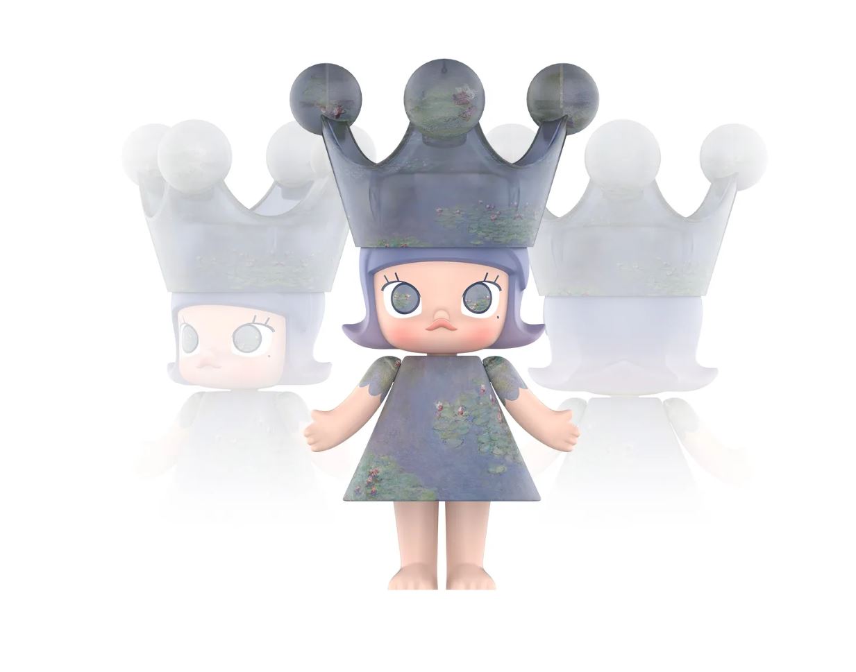 POP MART - MEGA ROYAL MOLLY 400% Monet-Les Nymphéas 400% - 100% Authentic from POP MART