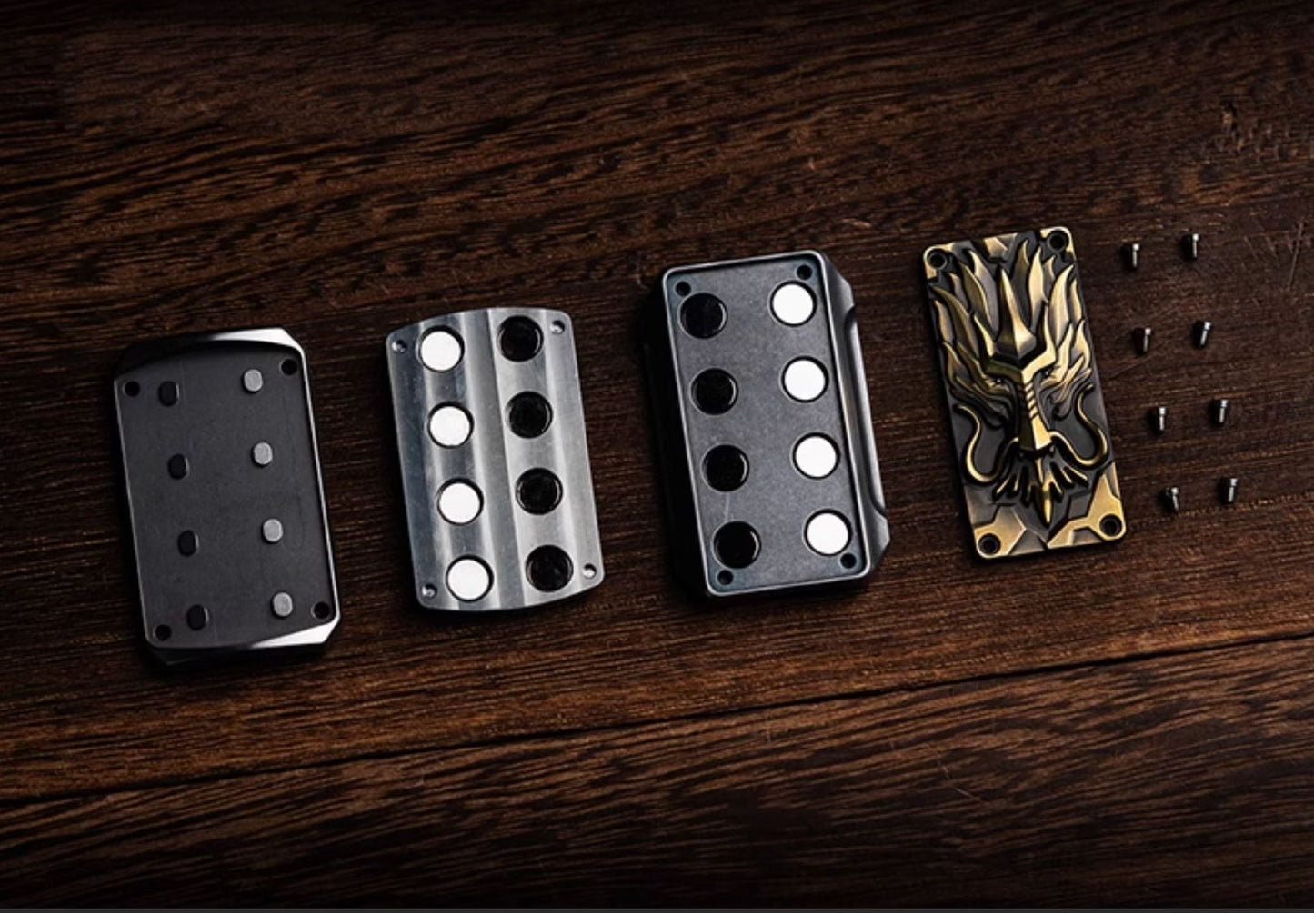 2024 WANWU LIMIT Edition Year of Dragon Hand Push Slider | WANWU Special Limit Edition Metal Hand Push Fidget | New Limit Edition WANWU EDC Hand Push Slider for Collection