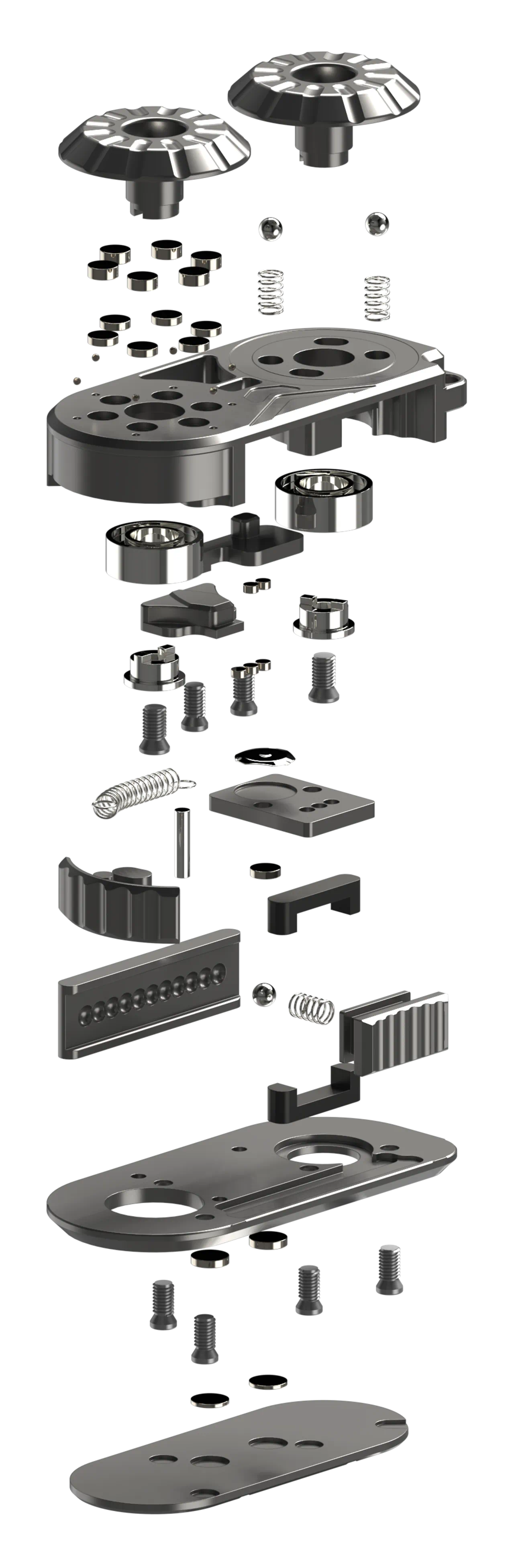 New MOT Studio Owl Stainless Steel Hand Haptic Fidget Push Slider | New MOT Studio Owl Stainless Steel EDC Hand Fidget Toys | New MOT Studio Owl EDC PPB Hand Push Slider for Gift & Collection.