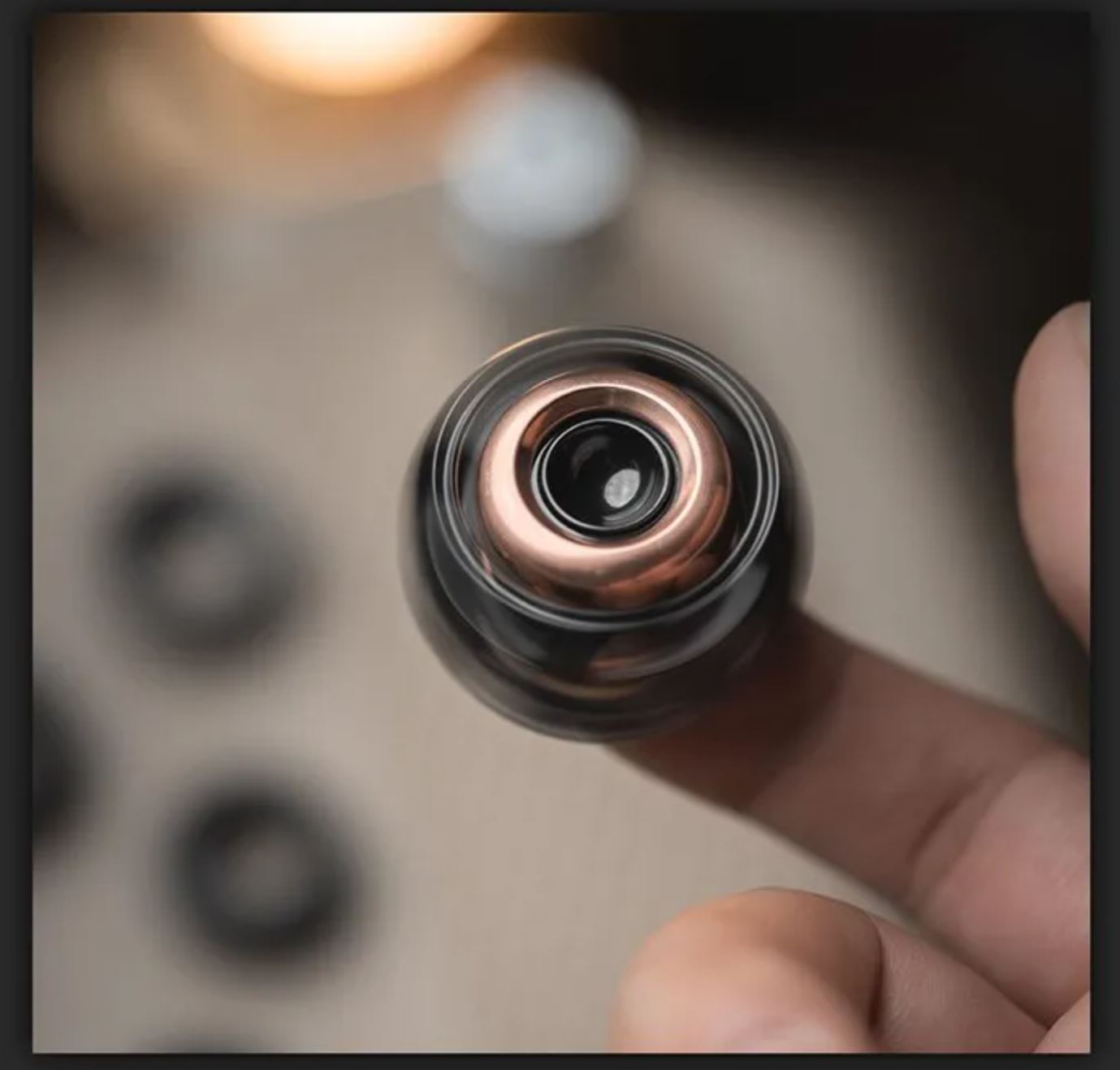 Lautie Noiz Air Nano Gyro Hand Fidget Spinner | Lautie Noiz Air Nano Stainless Steel Gyro Fidget for Collection and Gift