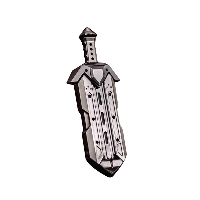 CWS EDC Archangel's Sword Hand Haptic Stainless Steel Push Slider | New Archangel's Swords EDC Hand Push Slider | Archangel's Sword PPB Fidget Toys for Collection & Gift