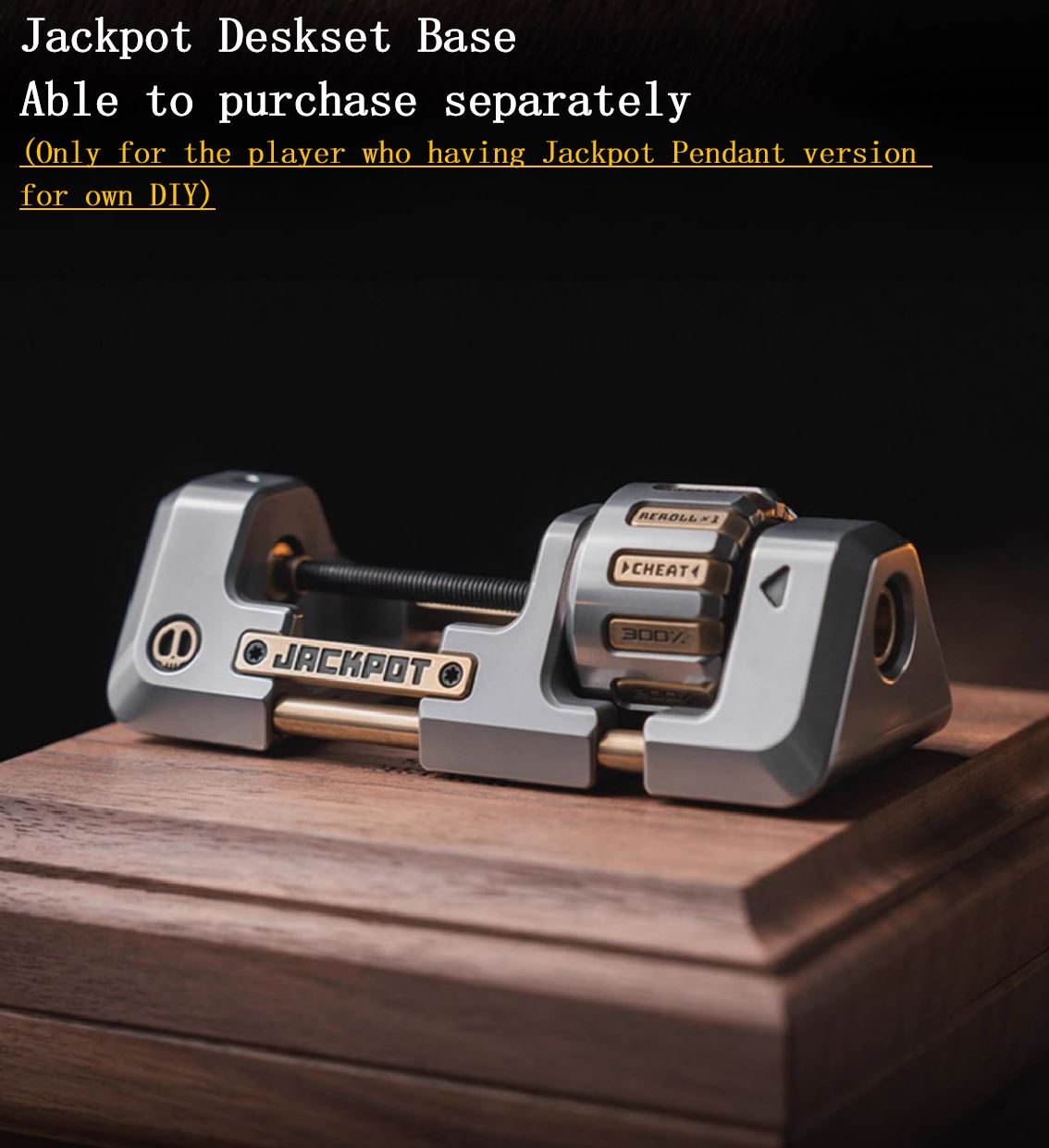 Lautie 2099 Series Jackpot Deskset Gyro Spinner | Lautie Lucky Jackpot Desktop Hand Gyro Fidget for Collection and Gift