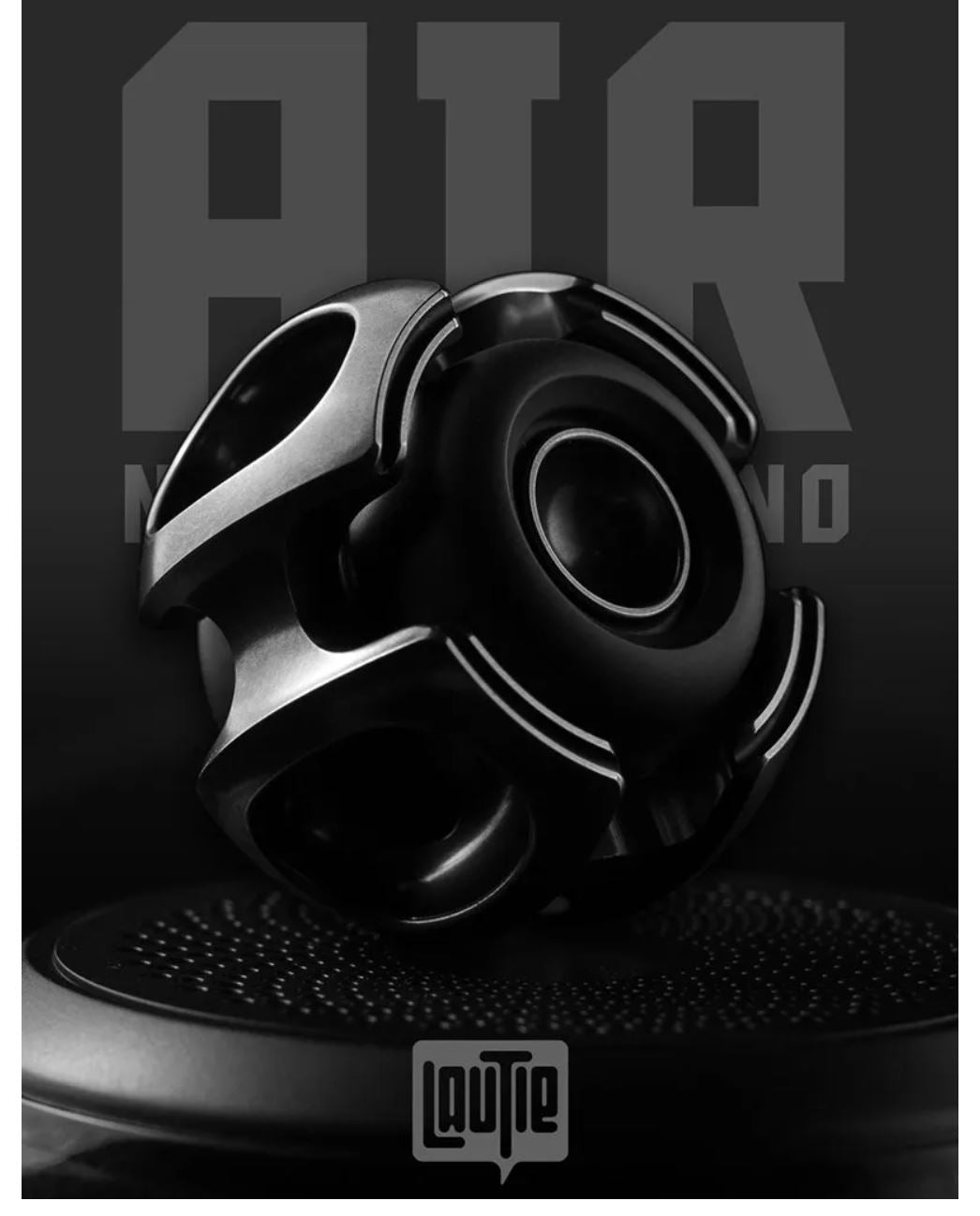Lautie Noiz Air Nano Gyro Hand Fidget Spinner | Lautie Noiz Air Nano Stainless Steel Gyro Fidget for Collection and Gift