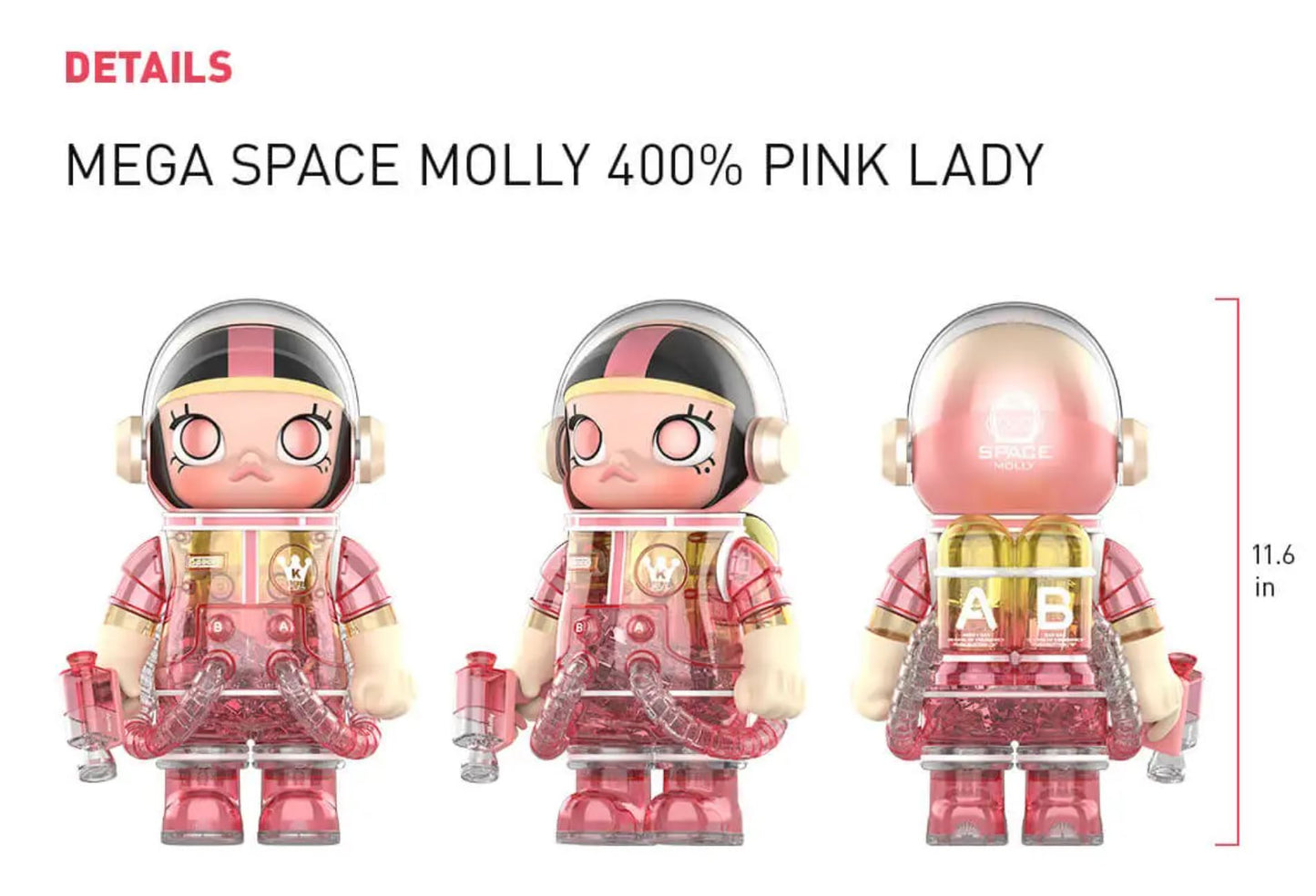 POP MART - MEGA SPACE MOLLY 400% - SOFT DRINK (BLIND BOX) - 100% AUTHENTIC from POP MART