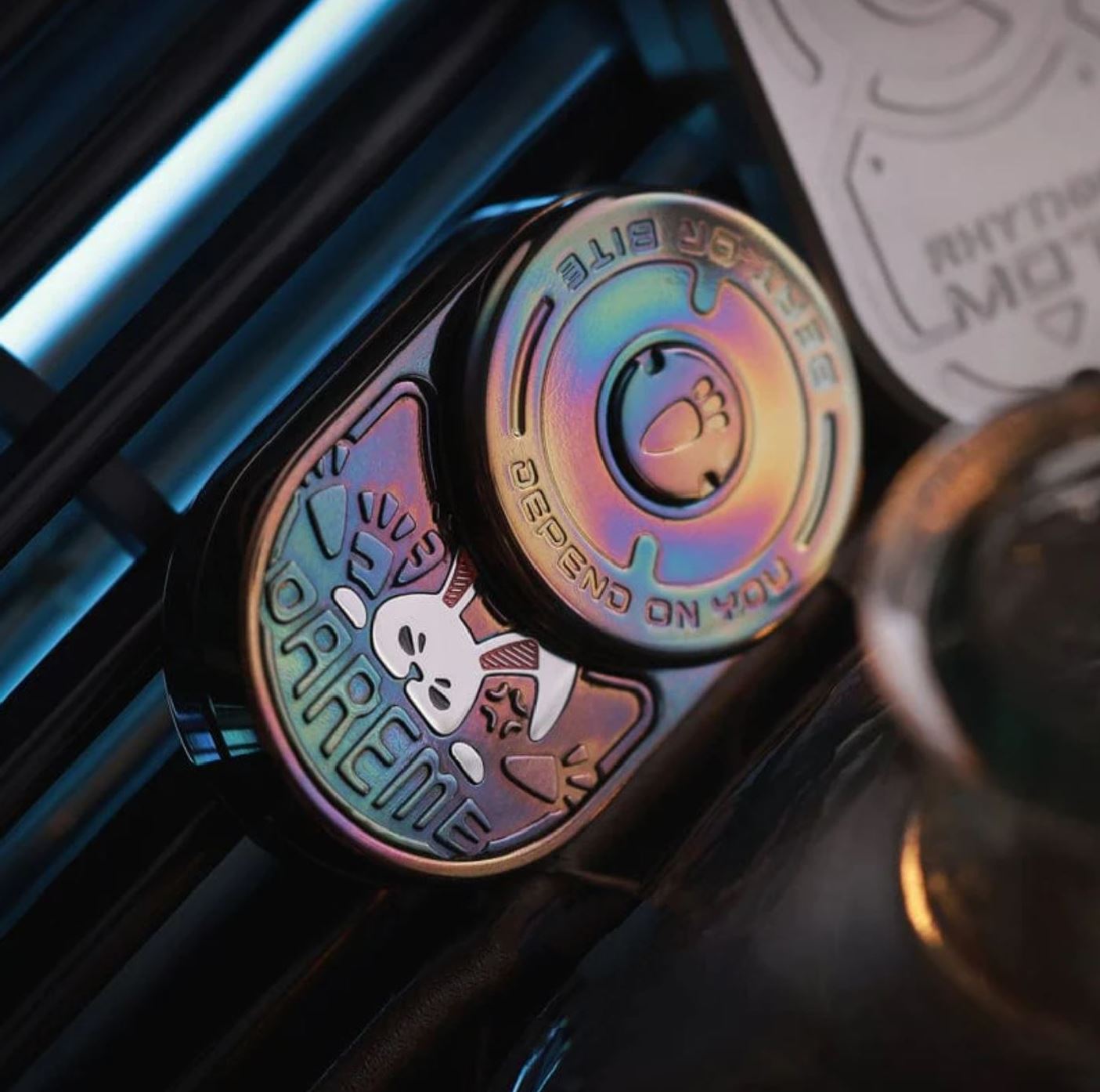 New MOT MIX EDC Zircuti Rabbit - Zelda Hand Push Slider for Collection & Gift