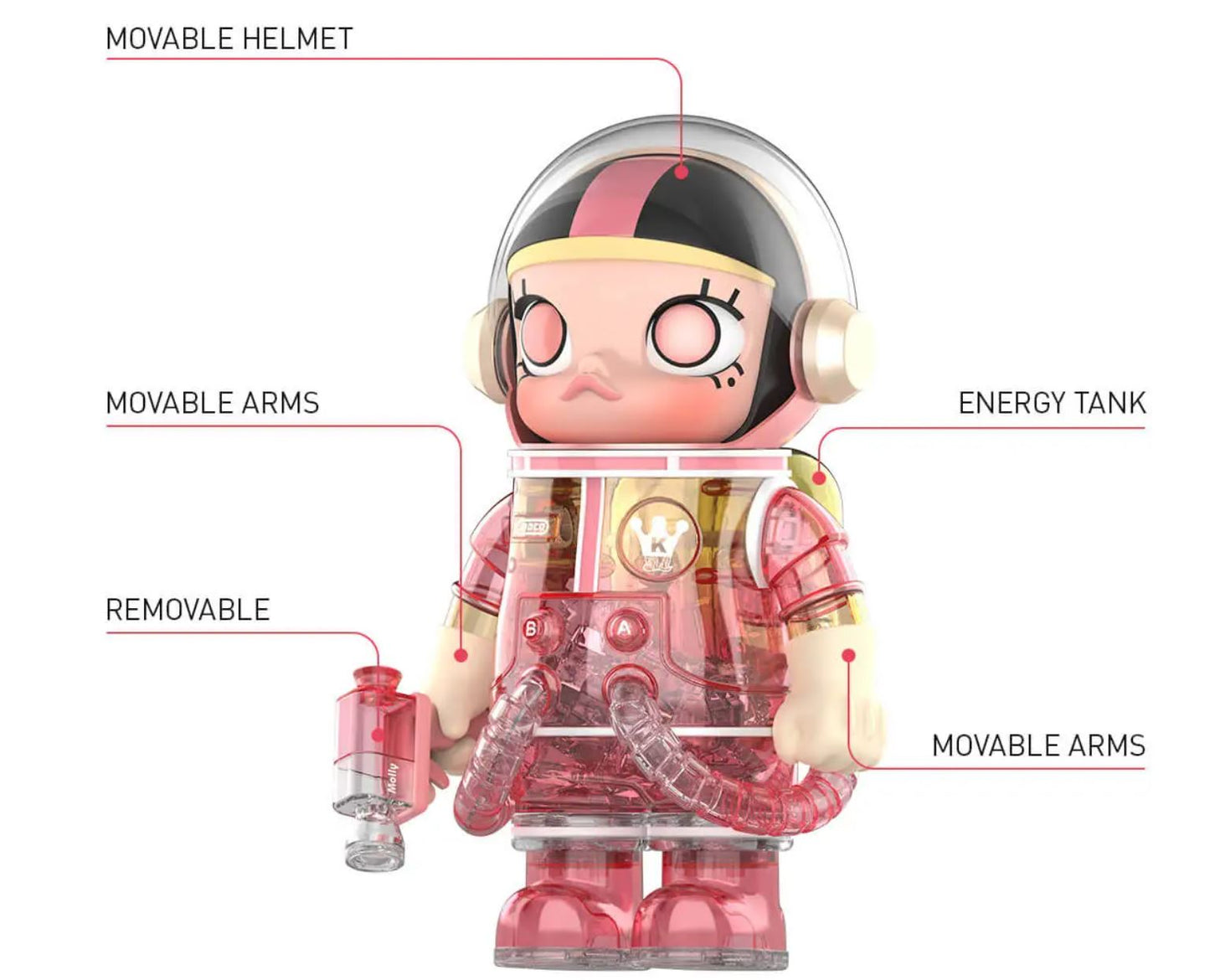 POP MART - MEGA SPACE MOLLY 400% - SOFT DRINK (BLIND BOX) - 100% AUTHENTIC from POP MART