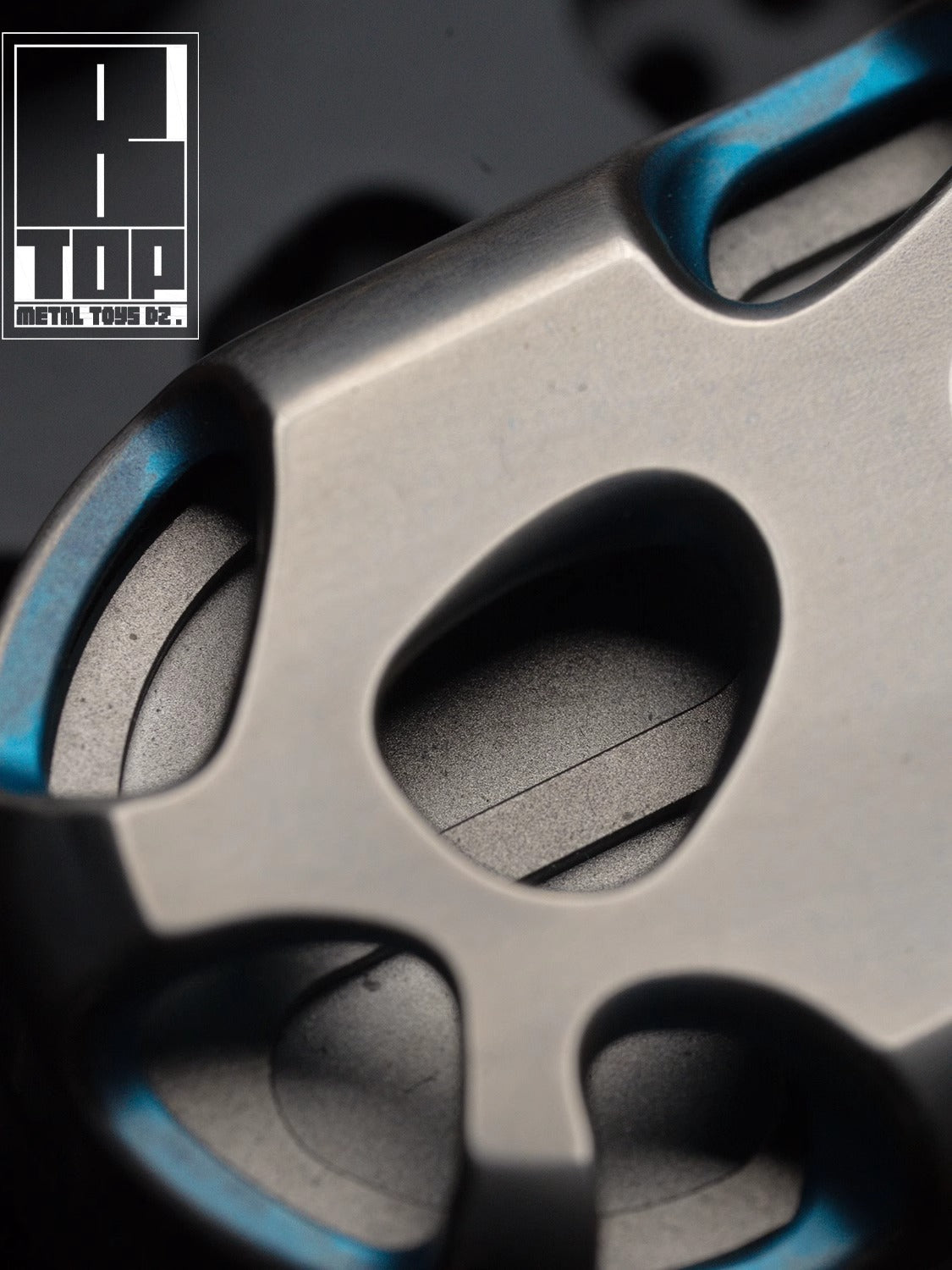 Dz Metal Toys Top-B "KONG" Hand Push Haptic Slider | Dz Top-B "KONG" EDC Hand Haptic Push Slider Push Pop Fidget Toys | Metal Fidget Push Pop Toys Anti-Stress Autism ADHD Hand Slider for Gift