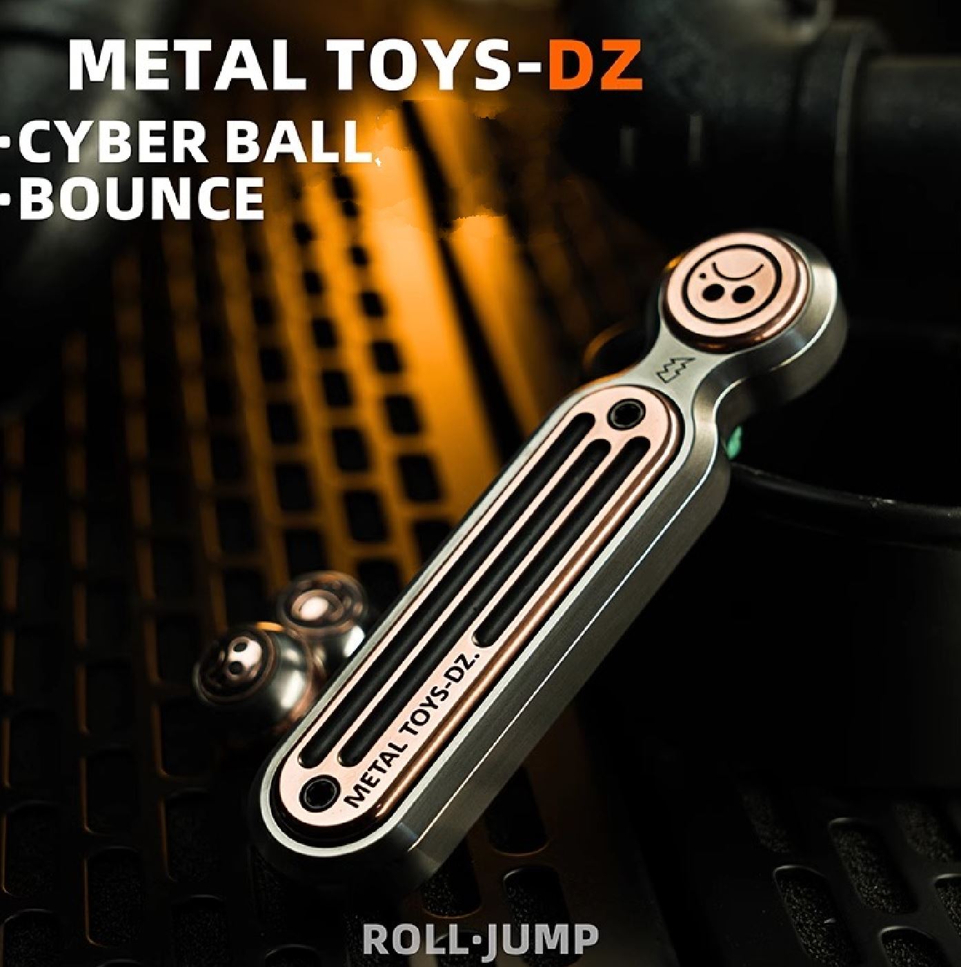 MetalToys Cyberball Bounce Stainless Steel Fidget Toy | MetalToys Dz Cyberball Bounce Roll Jump EDC Toy for Gift & Collection