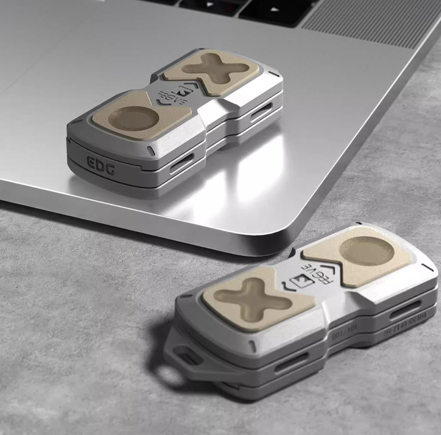 New FEGVE 101 Series Titanium TC4 Three Layer Hand Haptic Push Slider | New FEGVE Fidget Toy Hand Push PPB Decompression| FEGVE EDC Push Slider for Gift & Collection