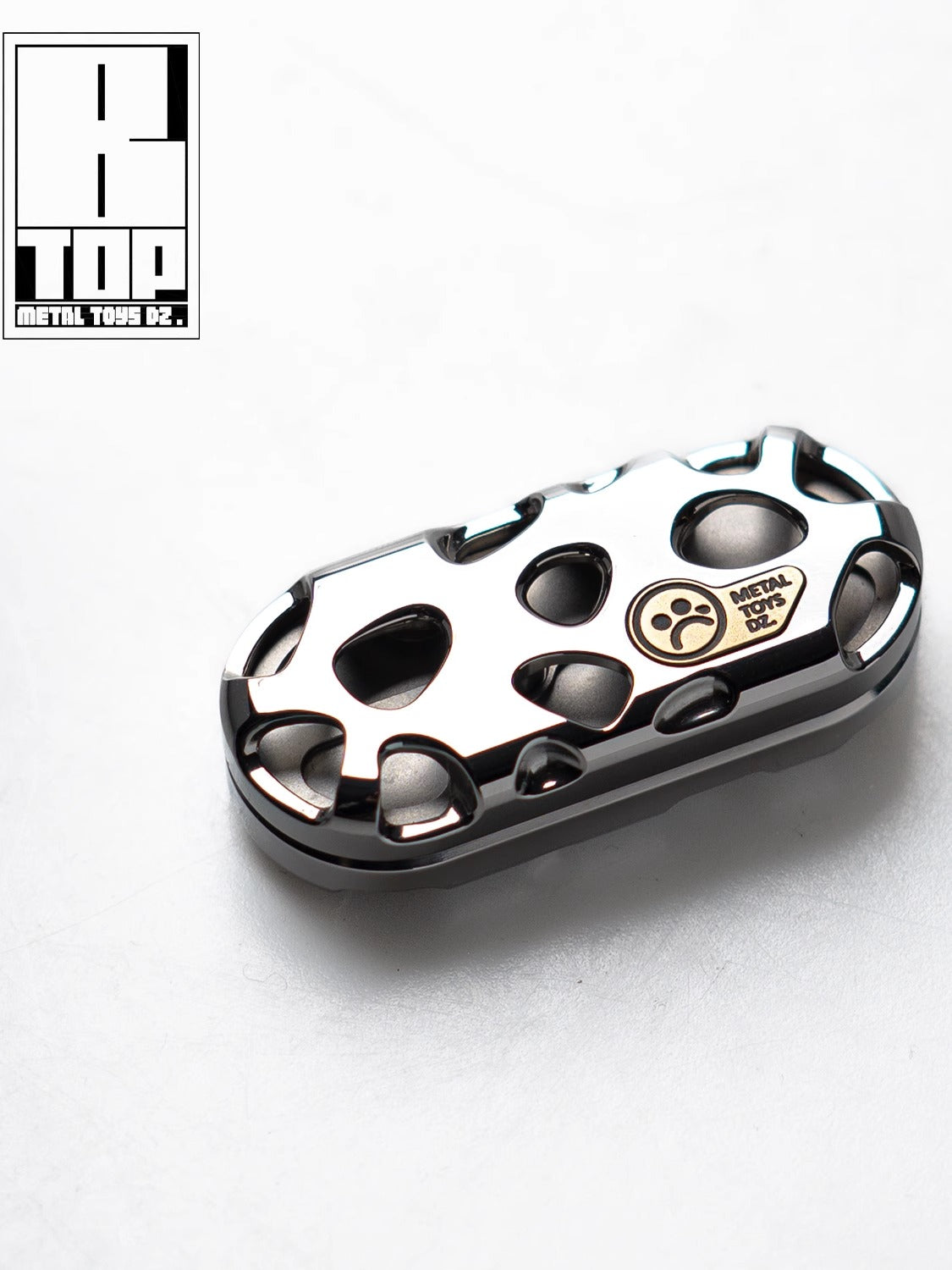 Dz Metal Toys Top-B "KONG" Hand Push Haptic Slider | Dz Top-B "KONG" EDC Hand Haptic Push Slider Push Pop Fidget Toys | Metal Fidget Push Pop Toys Anti-Stress Autism ADHD Hand Slider for Gift