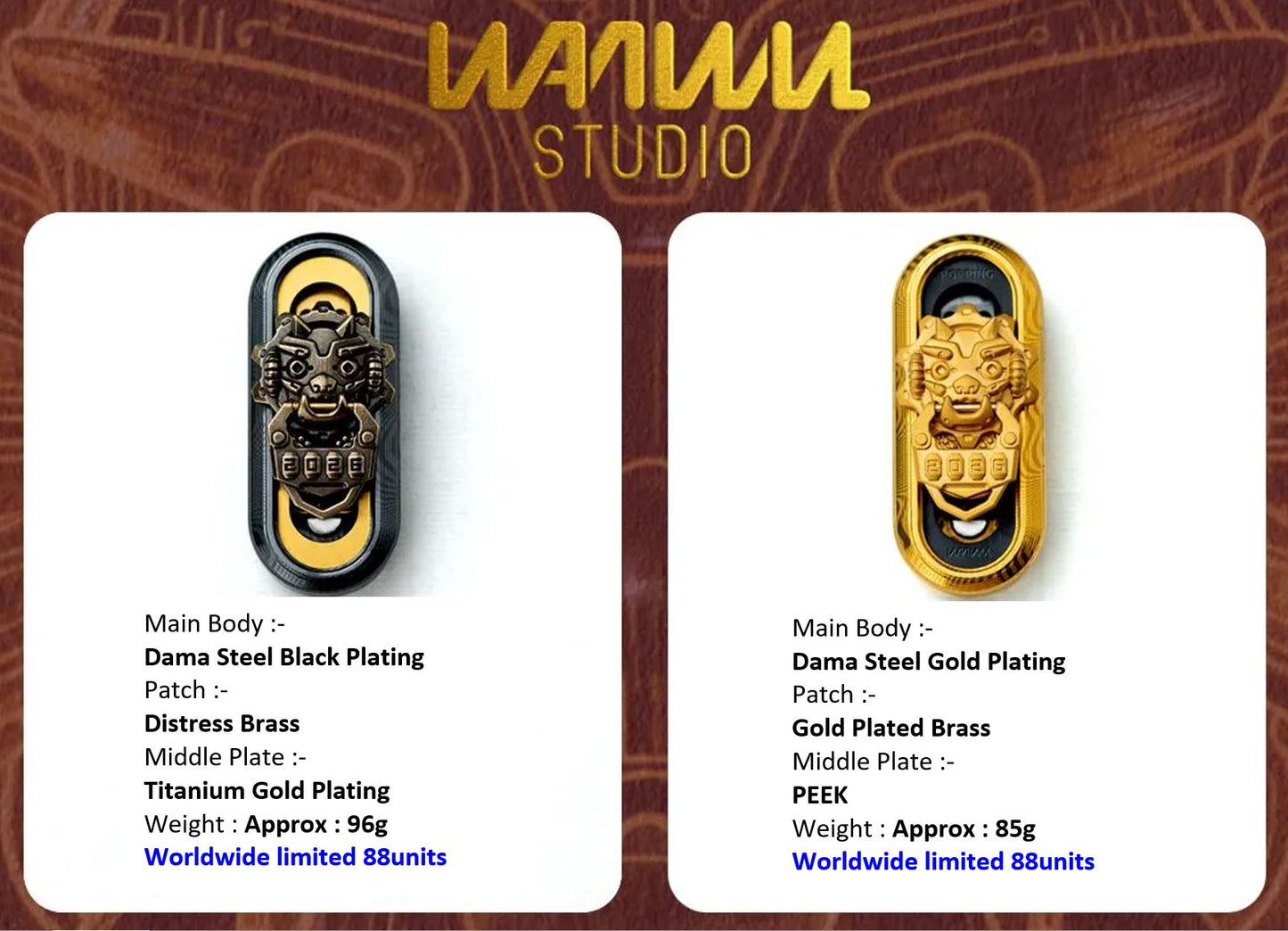 WANWU Popping "Cyber Jiaotu" 2026 Chinese Lunar New Year Special Edition Hand Fidget Haptic Push Slider