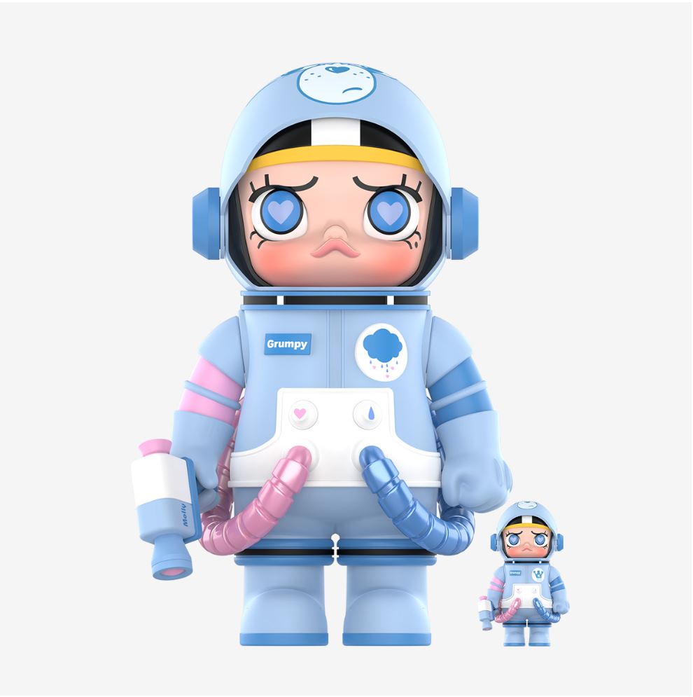 POP MART - MEGA SAPCE MOLLY- Grumpy Bear 400%+100% - 100% Authentic from POP MART