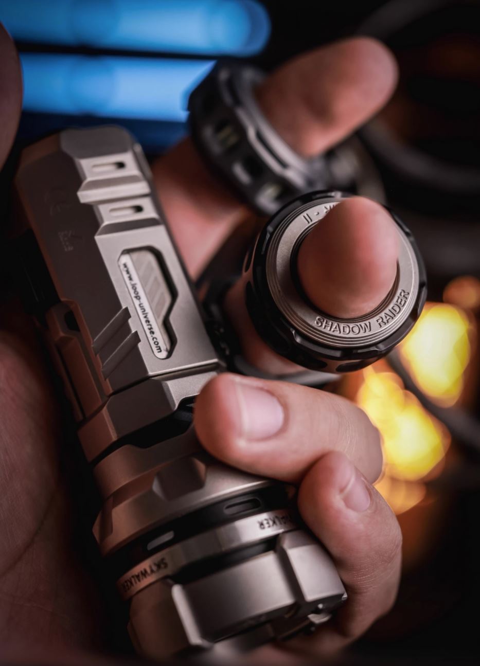 New ACEDC Shadow Raider Mechanical Ring II Hand Slider | ACEDC Metal EDC Hand Finger Mechanical Ring 2 | New ACEDC Mechanical Finger Push Slider for Gift for Gift and Collection