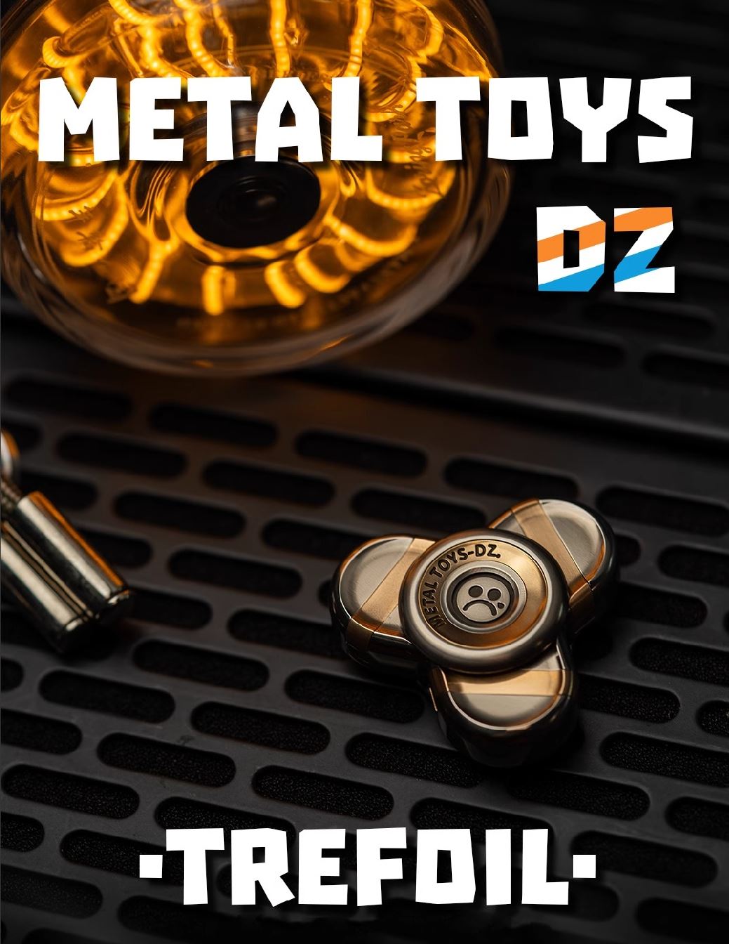 New Launching MetalToys Dz Trefoil Hand Fidget Spinner | MetalToys Dz Trefoil Gyro Spinner for Gift and Collection