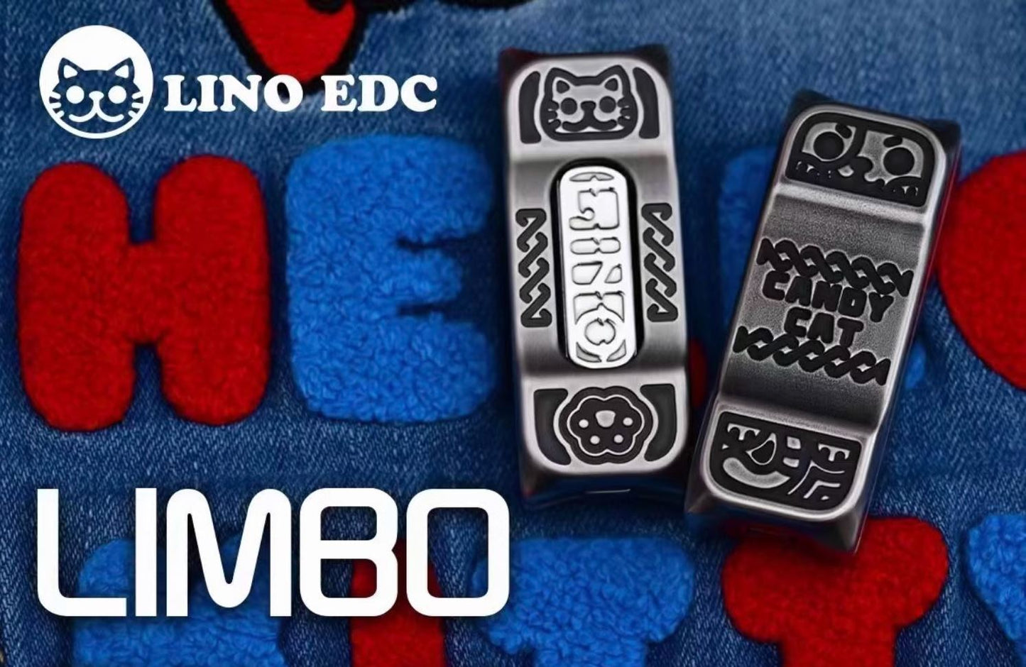 New LINO EDC Limbo Mechanical Hand Haptic Push Slider | New Limbo Fidget Toy Hand Push PPB Decompression| Limbo EDC Push Slider for Gift & Collection