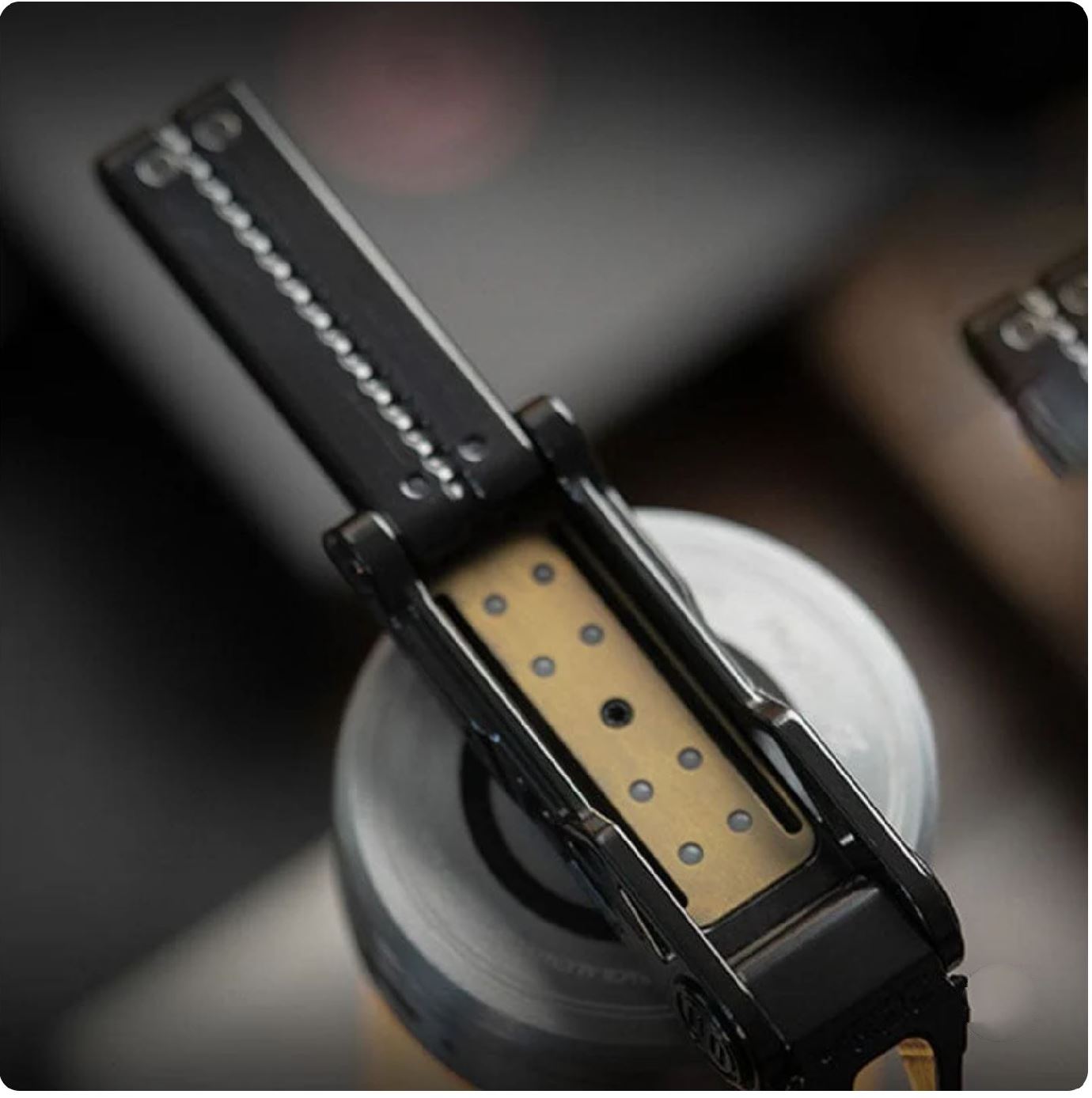 YEDC Razor 2.0 Zirconium Limited Mechanical Hand Haptic Slider | YEDC Razor 2.0 Zirconium EDC Hand Fidget Toy for Collection & Gift