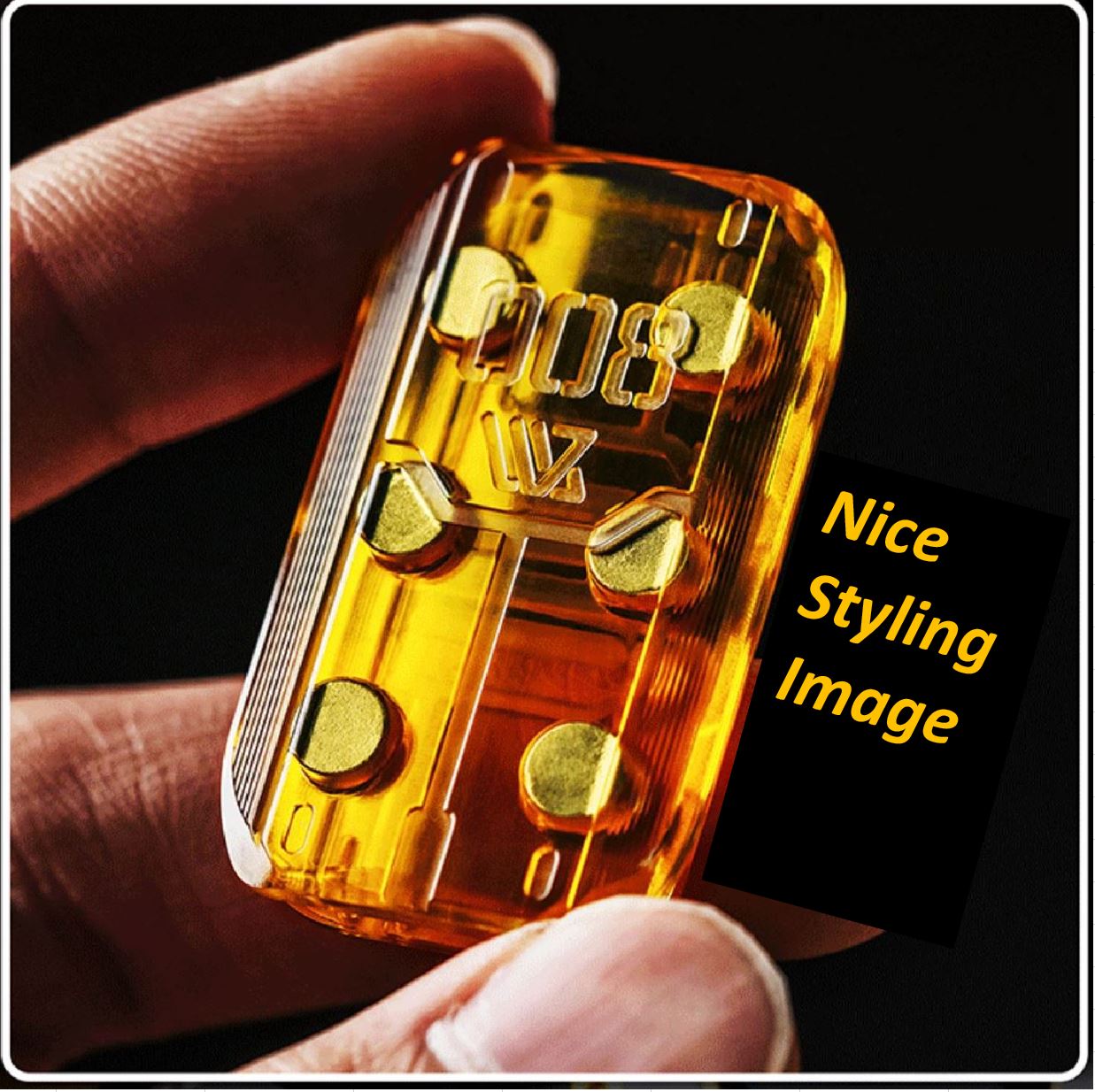WANWU PEI-G10 Mini Armor Shield Hand Slider | WANWU Mini Metal Line Of Defense PPB Hand Slider | Mini EDC Shield Push Pull Slider for Collection & Gift