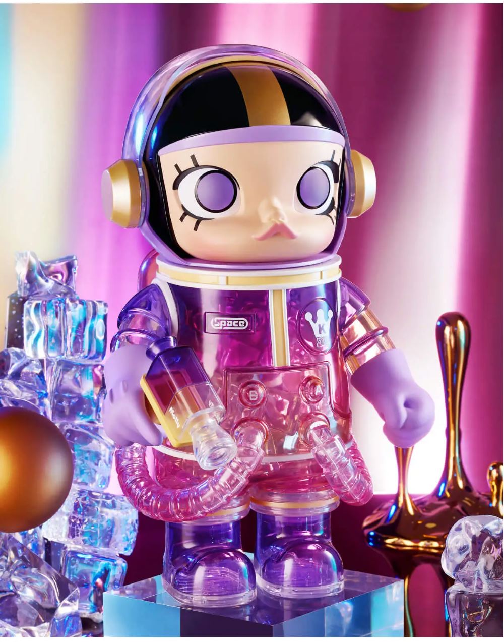 POP MART - MEGA SPACE MOLLY 400% - SOFT DRINK (BLIND BOX) - 100% AUTHENTIC from POP MART