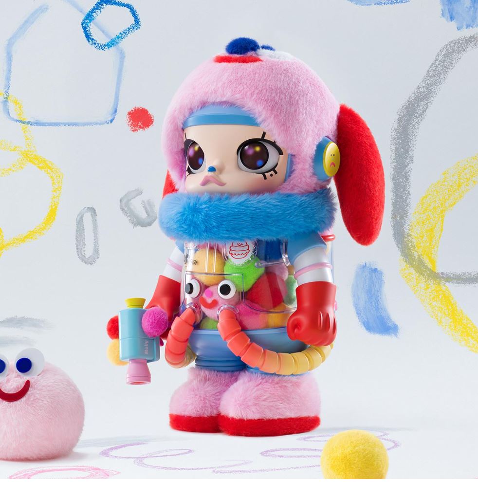 POP MART - MEGA SAPCE MOLLY 400% Jon Burgerman - 100% Authentic from POP MART