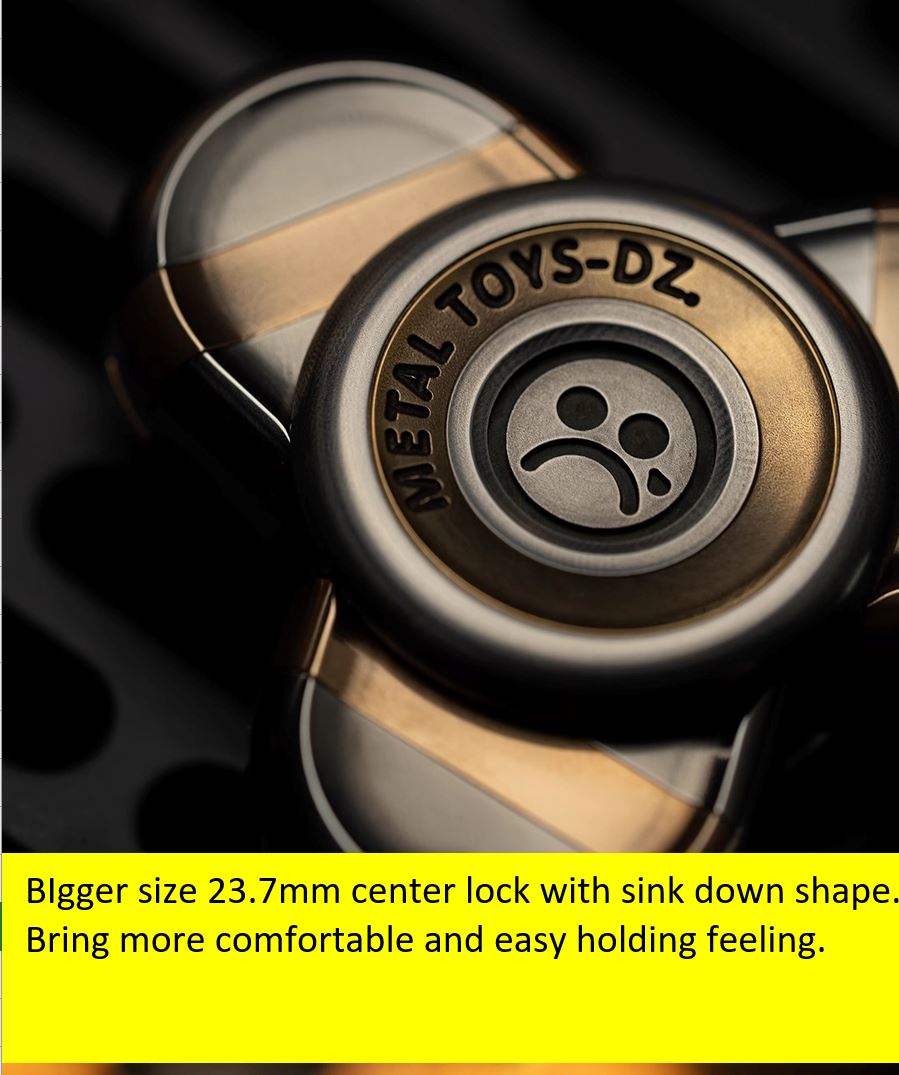 New Launching MetalToys Dz Trefoil Hand Fidget Spinner | MetalToys Dz Trefoil Gyro Spinner for Gift and Collection