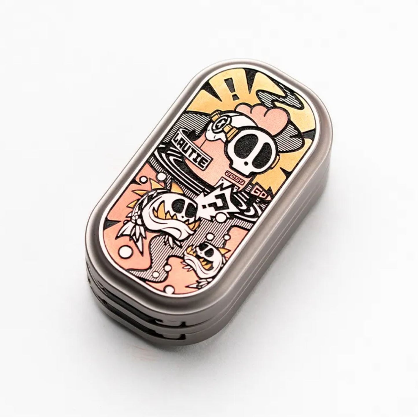 Lautie x 01EDC Co-Branded "Crisis Route" Mechanical Push Slider | Lautie x ZeroOne EDC "Crisis Route" Haptic Hand Fidget Slider for Collection & Gift
