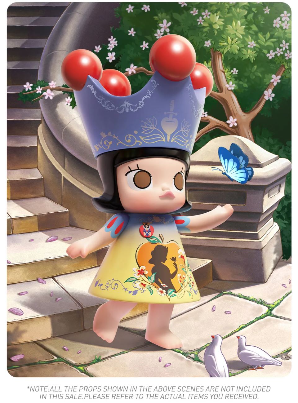 POP MART - MEGA ROYAL MOLLY 400% - Snow White - 100% Authentic from POP MART