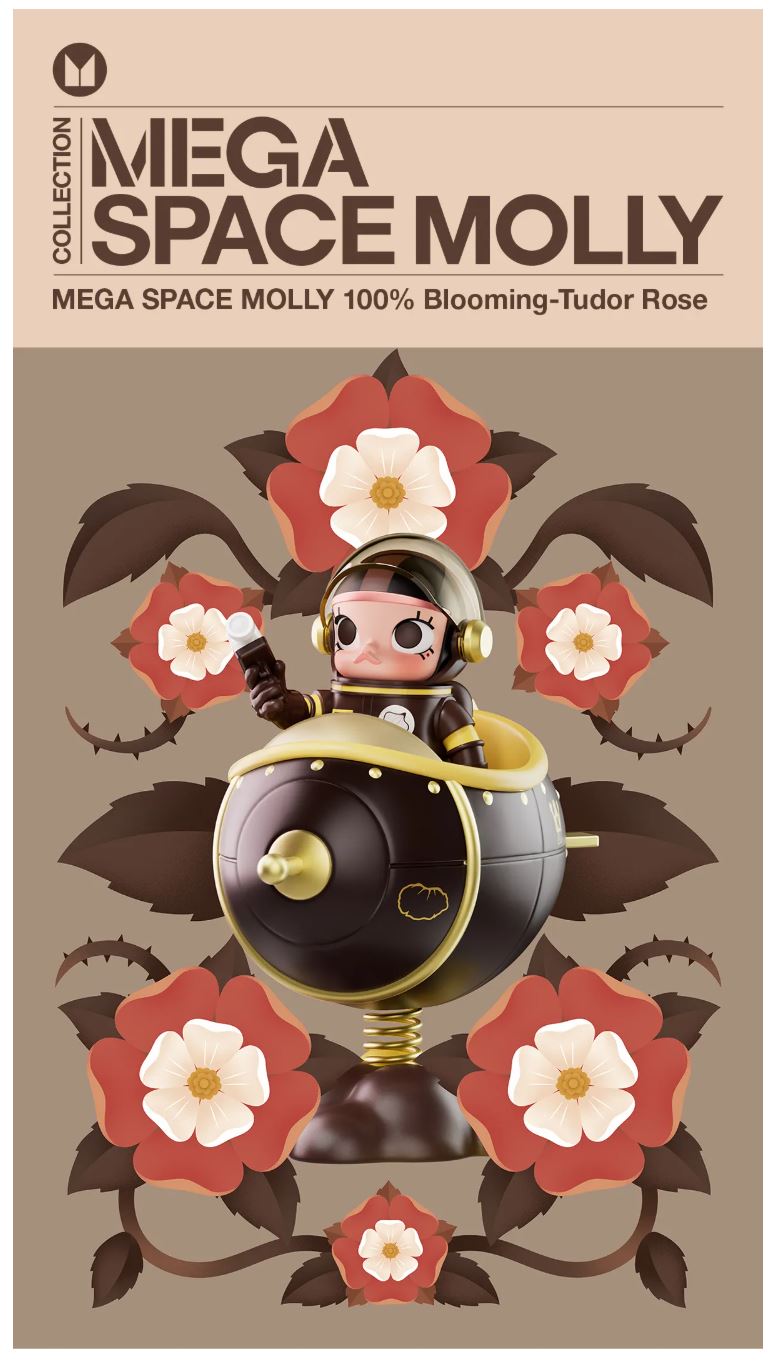 Pop Mart MEGA SPACE MOLLY 100% Blooming Country Exclusive Series - 100% Authentic