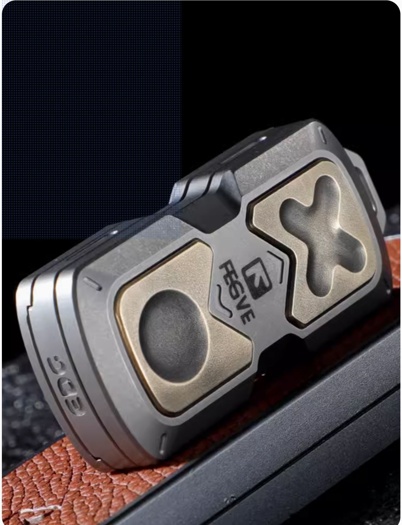 New FEGVE 101 Series Titanium TC4 Three Layer Hand Haptic Push Slider | New FEGVE Fidget Toy Hand Push PPB Decompression| FEGVE EDC Push Slider for Gift & Collection