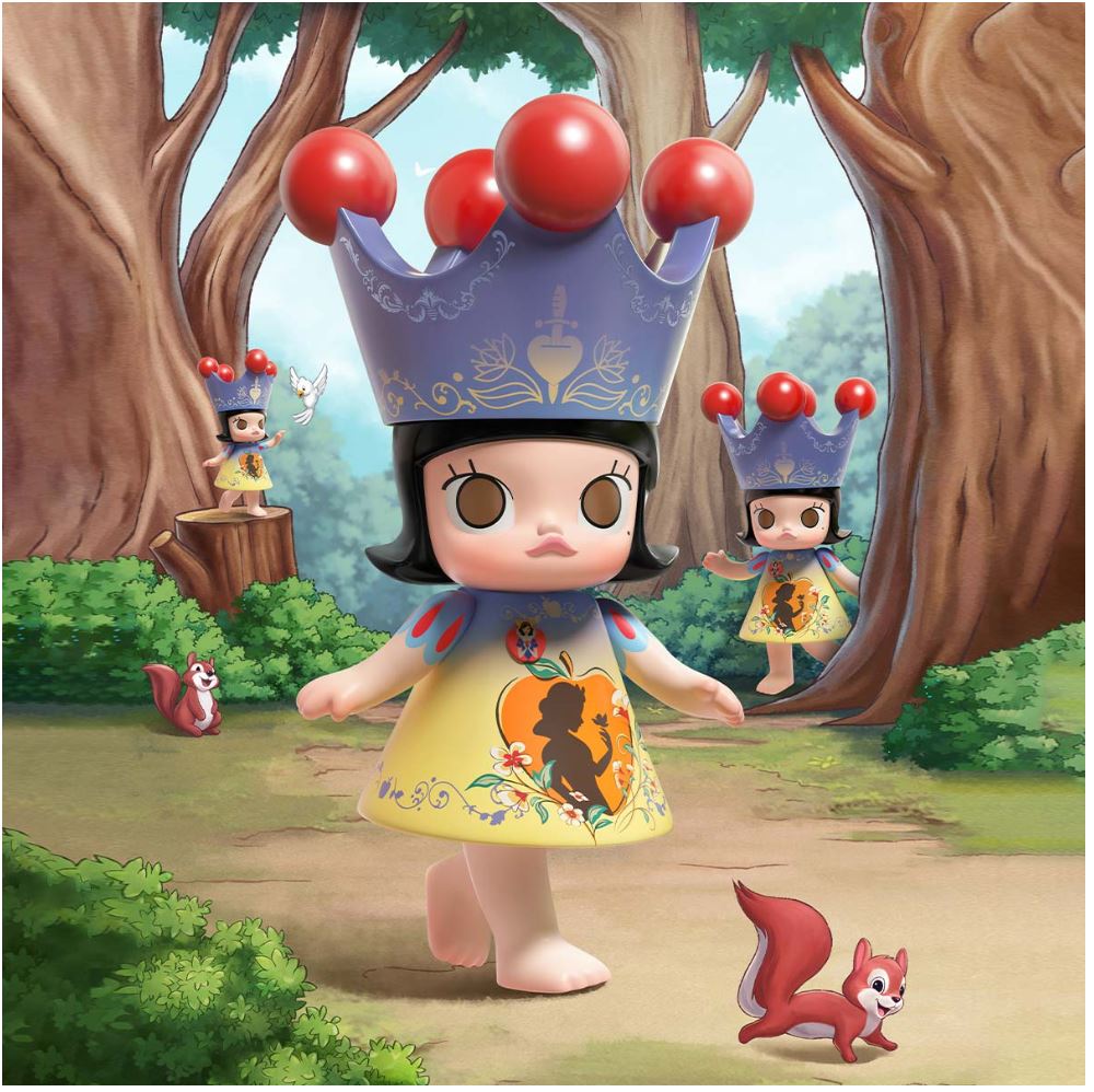 POP MART - MEGA ROYAL MOLLY 400% - Snow White - 100% Authentic from POP MART
