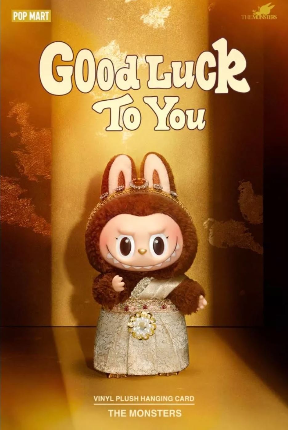 POP MART Labubu Good Luck To You Vinyl Plush Doll Thailand Exclusive