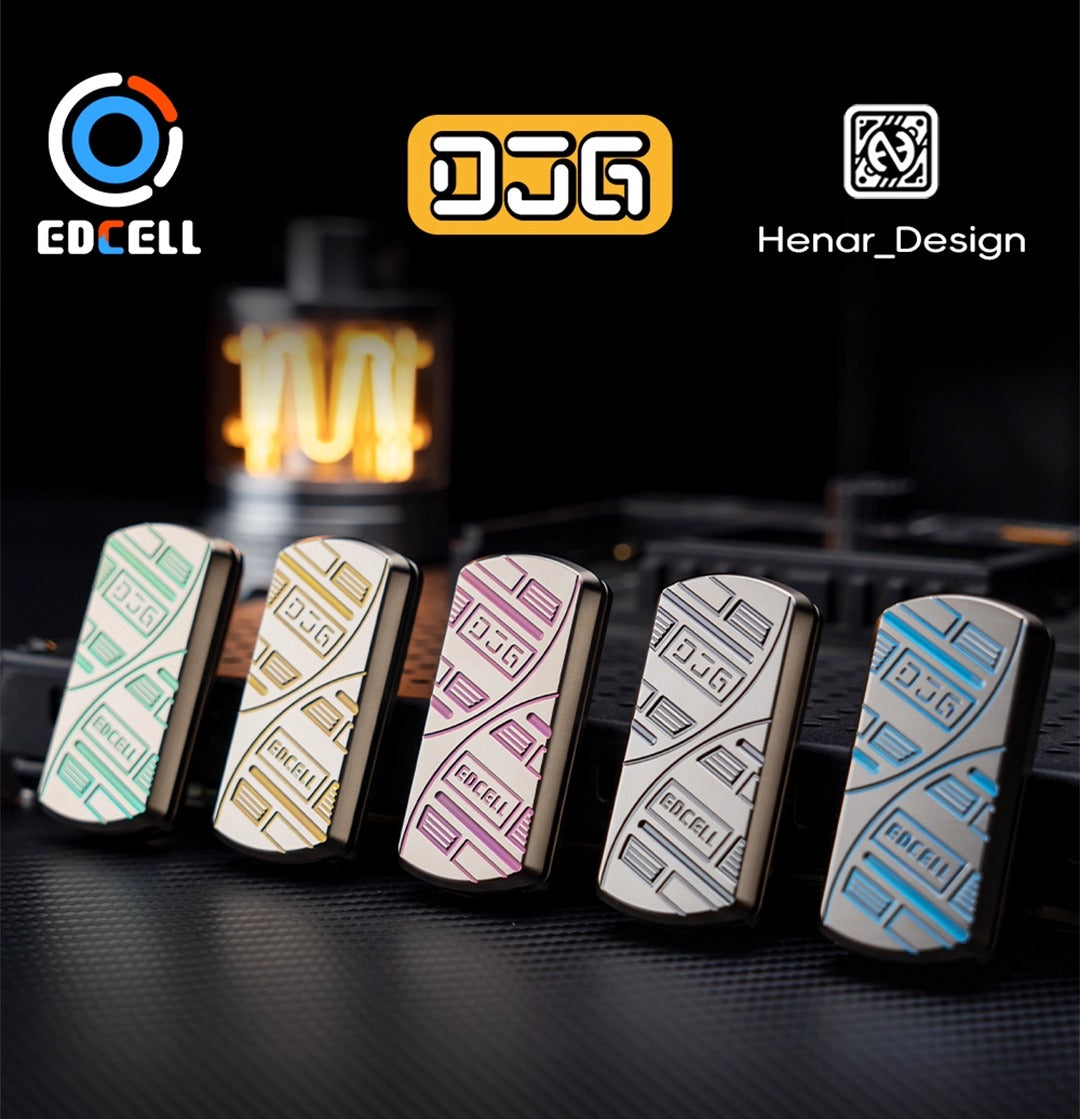 EDCELL x DJG Dex Jelly Hand Push Fidget Slider | EDCELL EDC Haptic Hand Dex Jelly Fidget Toys Slider for Collection & Gift