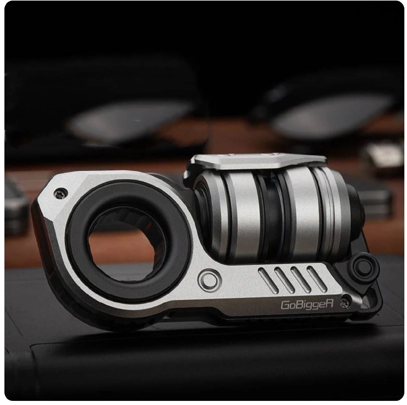GoBiggeR Sinian Lite Aluminum Hand Fidget Haptic Slider | GobiggeR Sinian Lite Aluminum EDC Hand Slider | GobiggeR Sinian Lite Aluminum Hand Fidget Toy PPB for Collection & Gift