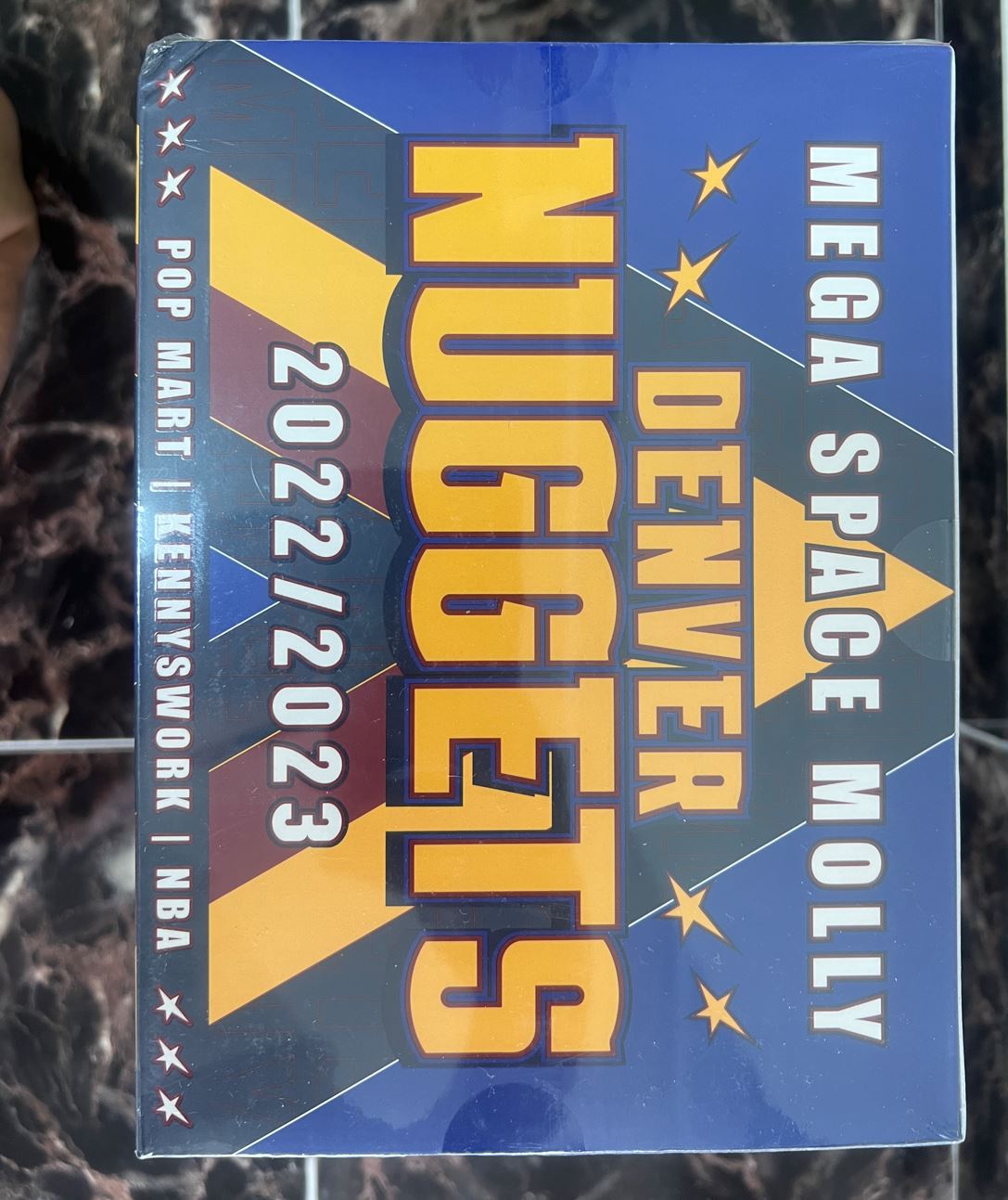 POP MART - MEGA SAPCE MOLLY 400% -NBA Denver NUGGETS -100% Authentic from POP MART.