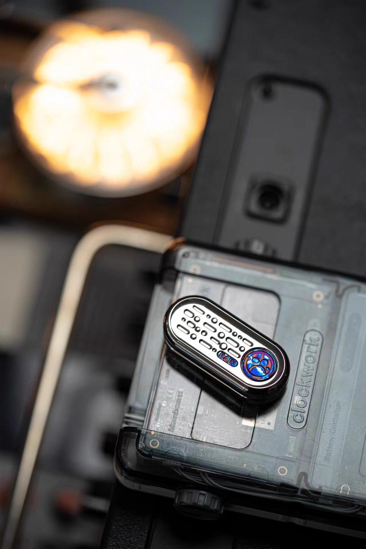 Metal Toys Dz Top-B Rain Hand Push Haptic Slider | Dz Top-B Rain EDC Hand Haptic Push Slider Push Pop Fidget Toys | Metal Fidget Push Pop Toys Anti-Stress Autism ADHD Hand Slider for Gift