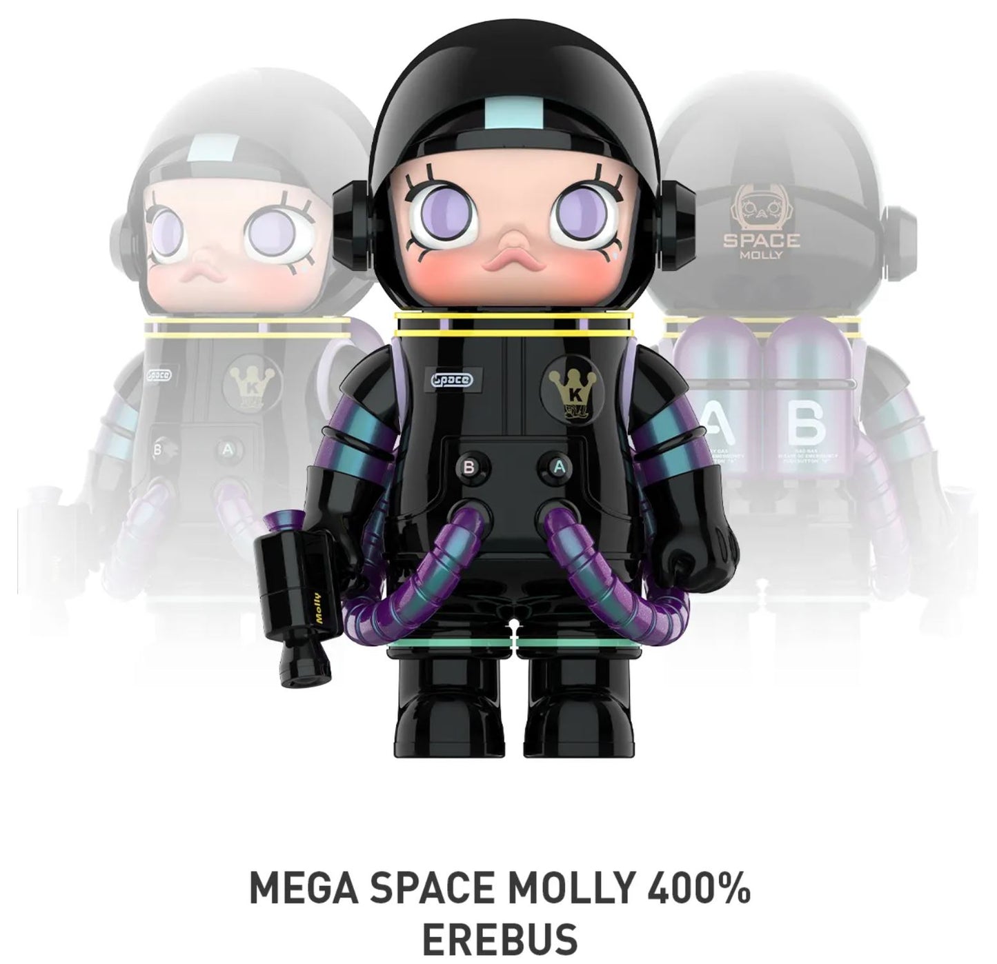 POP MART - MEGA SAPCE MOLLY- Erebus 400% - 100% Authentic from POP MART