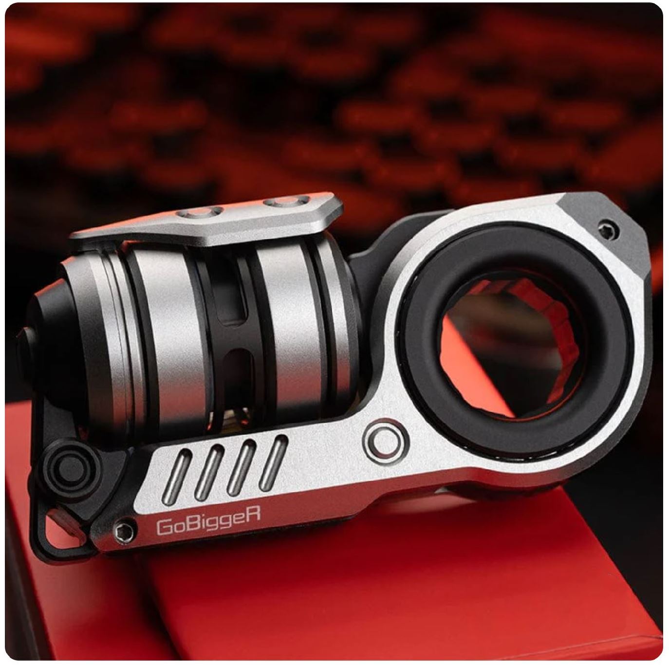 GoBiggeR Sinian Lite Aluminum Hand Fidget Haptic Slider | GobiggeR Sinian Lite Aluminum EDC Hand Slider | GobiggeR Sinian Lite Aluminum Hand Fidget Toy PPB for Collection & Gift