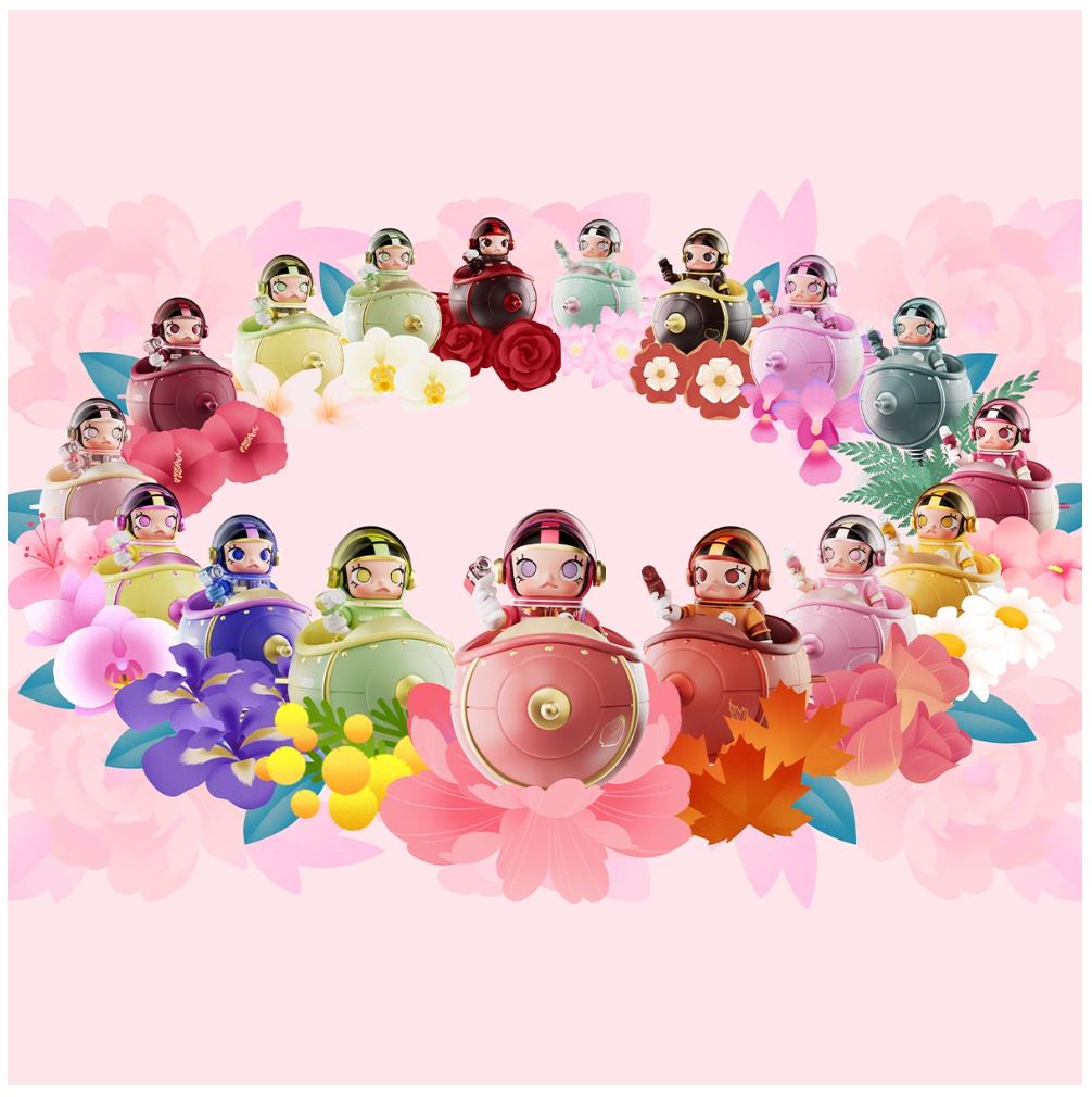 Pop Mart MEGA SPACE MOLLY 100% Blooming Country Exclusive Series - 100% Authentic