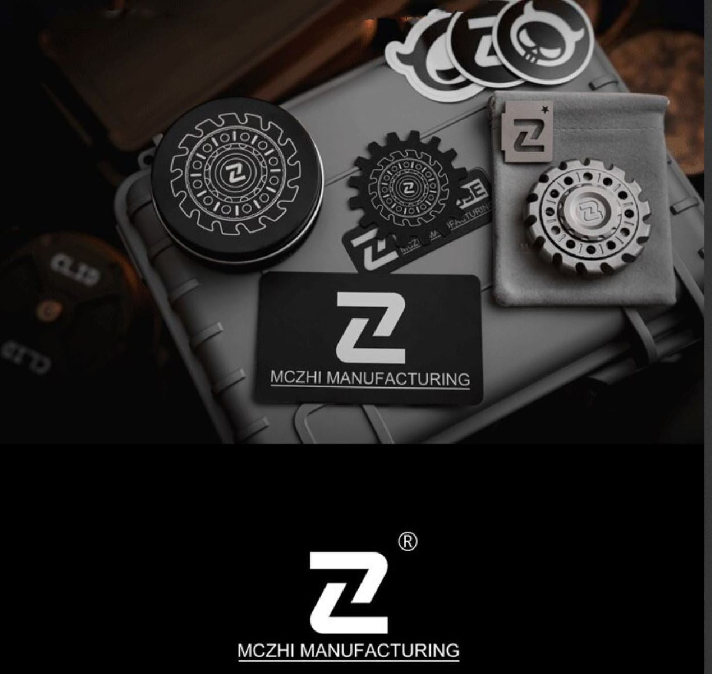 MCZHI Ghost Teeth Linkage 2.0 Gyro Hand Spinner | MCZHI Ghost Gear Linkage 2.0 Gyro Spinner | MCZHI Gear Linkage 2.0 Gyro Spinner for Gift