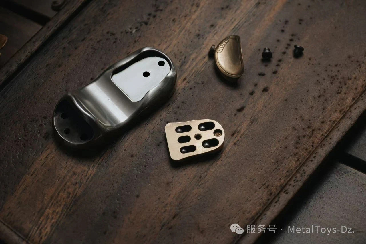 Dz Metal Toys Top-G Glory Hand Push Haptic Slider | Dz Top-G Glory EDC Hand Haptic Push Slider Push Pop Fidget Toys | Metal Fidget Push Pop Toys Anti-Stress Autism ADHD Hand Slider for Gift