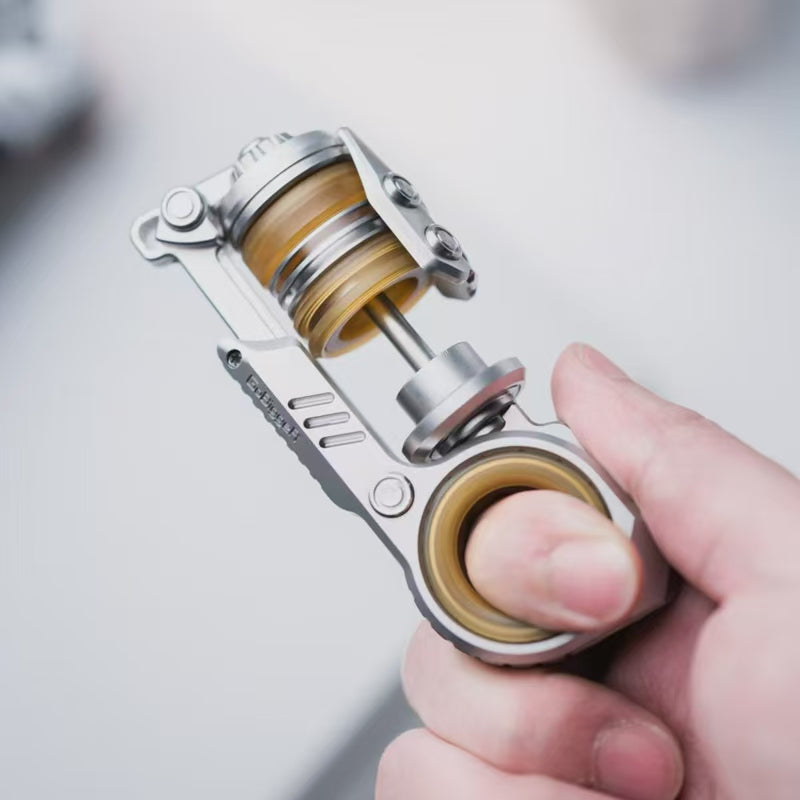 GoBiggeR Sinian Stainless Steel Hand Fidget Haptic Slider | GobiggeR Sinian PEI EDC Hand Slider | GobiggeR Sinian Hand Fidget Toy PPB for Collection & Gift