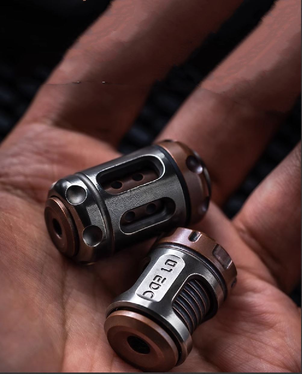 New 01 One Time Capsule Pendant Knife Beads | 01 One EDC Time Capsule Keychain Beads | 01 One Time Capsule Gyro Fingertip for Gift & Collection