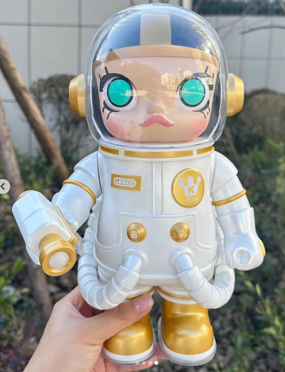 POP MART - MEGA SAPCE MOLLY - STAFF 5th Years Anniversary Edition - START FROM HEART 400% - 100% Authentic from POP MART