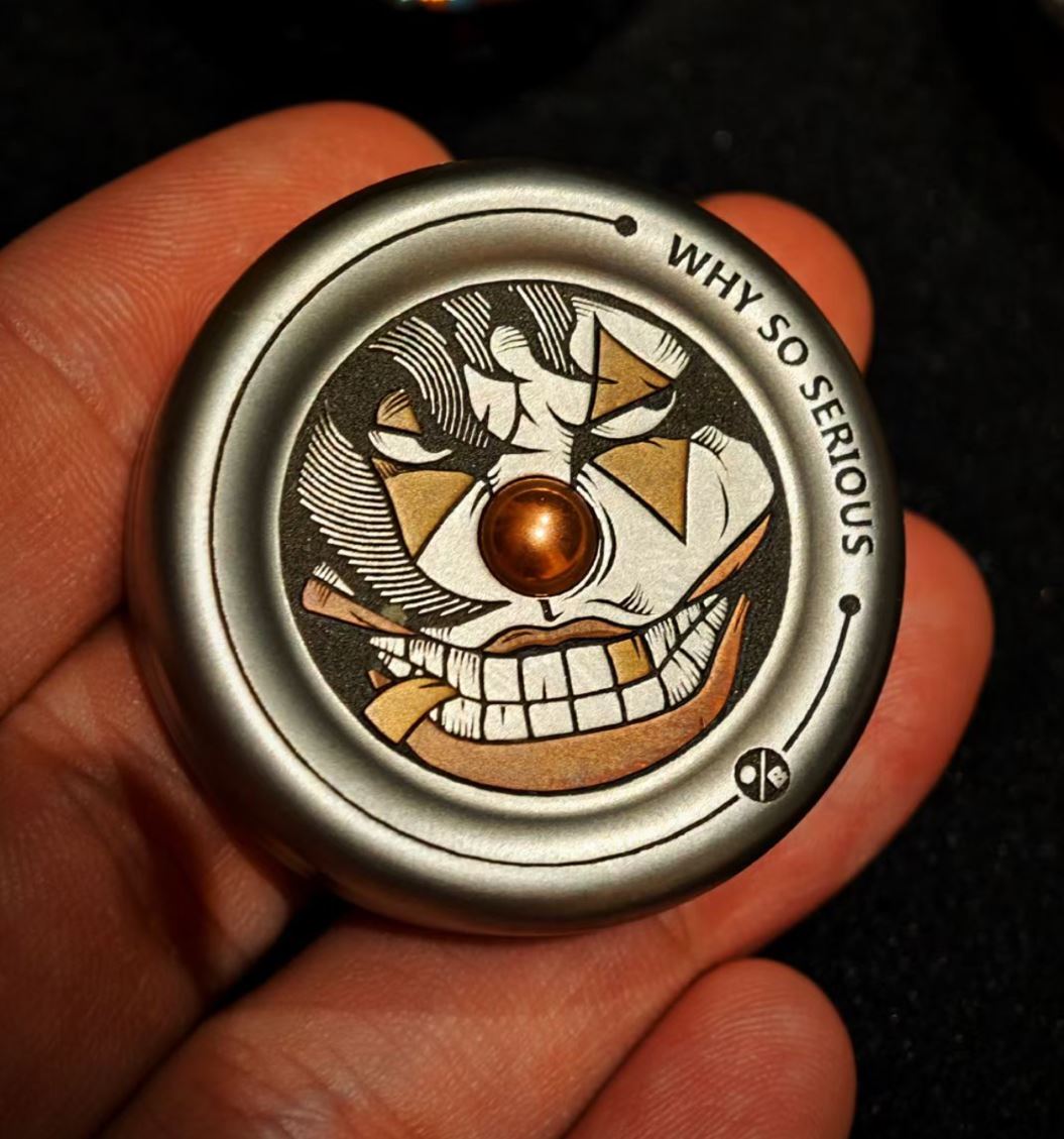 New ACEdc x One Bean Limited Edition Mechanical Coin Shape Hand Slider | ACEDC x One Bean Coin Fidget Slider for Collection & Gift