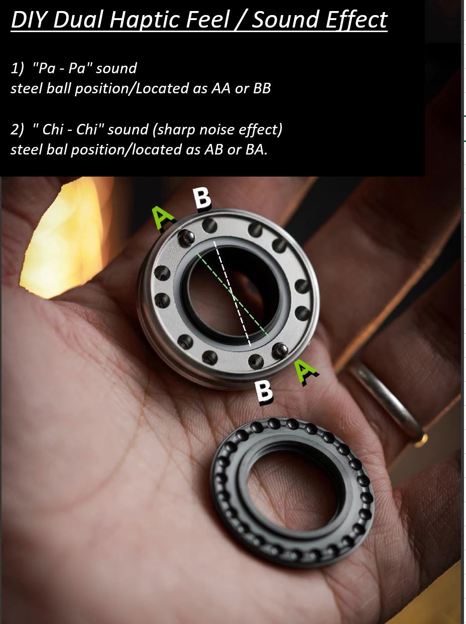 New ACEDC Shadow Raider Mechanical Ring II Hand Slider | ACEDC Metal EDC Hand Finger Mechanical Ring 2 | New ACEDC Mechanical Finger Push Slider for Gift for Gift and Collection