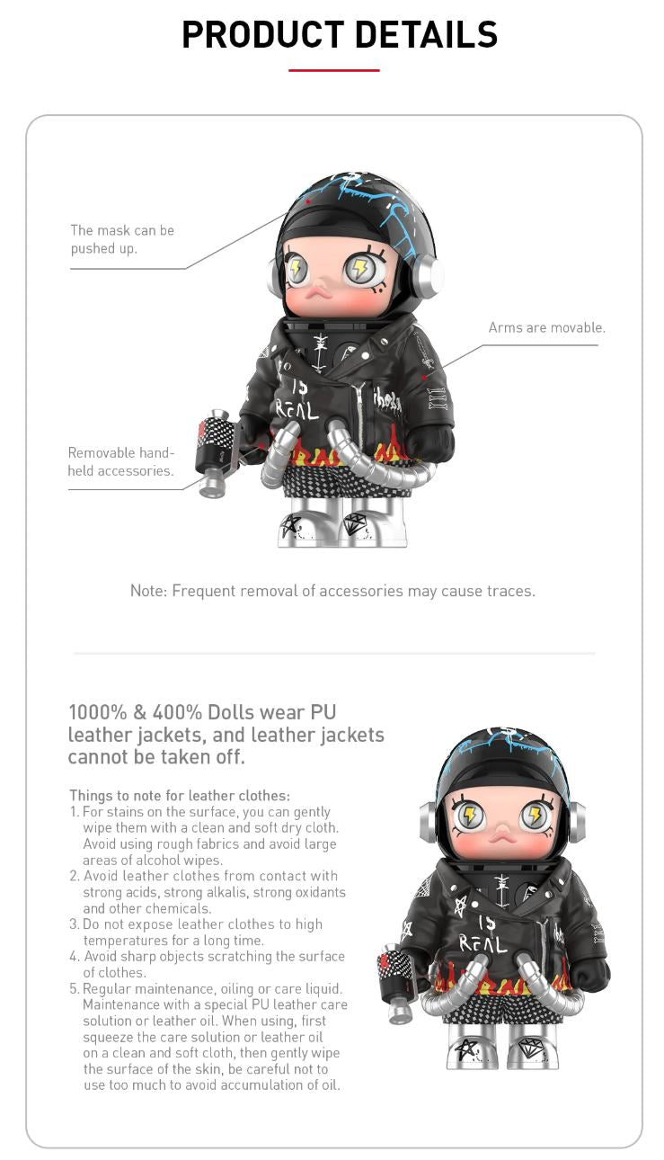 POP MART - MEGA SAPCE MOLLY 400% Trevor Andrew 2.0 - 100% Authentic from POP MART