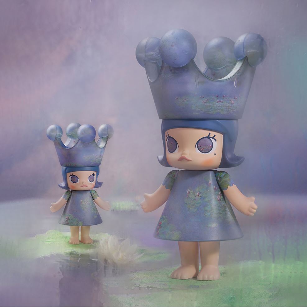 POP MART - MEGA ROYAL MOLLY 400% Monet-Les Nymphéas 400% - 100% Authentic from POP MART