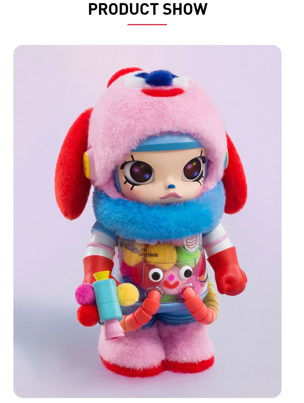 POP MART - MEGA SAPCE MOLLY 400% Jon Burgerman - 100% Authentic from POP MART